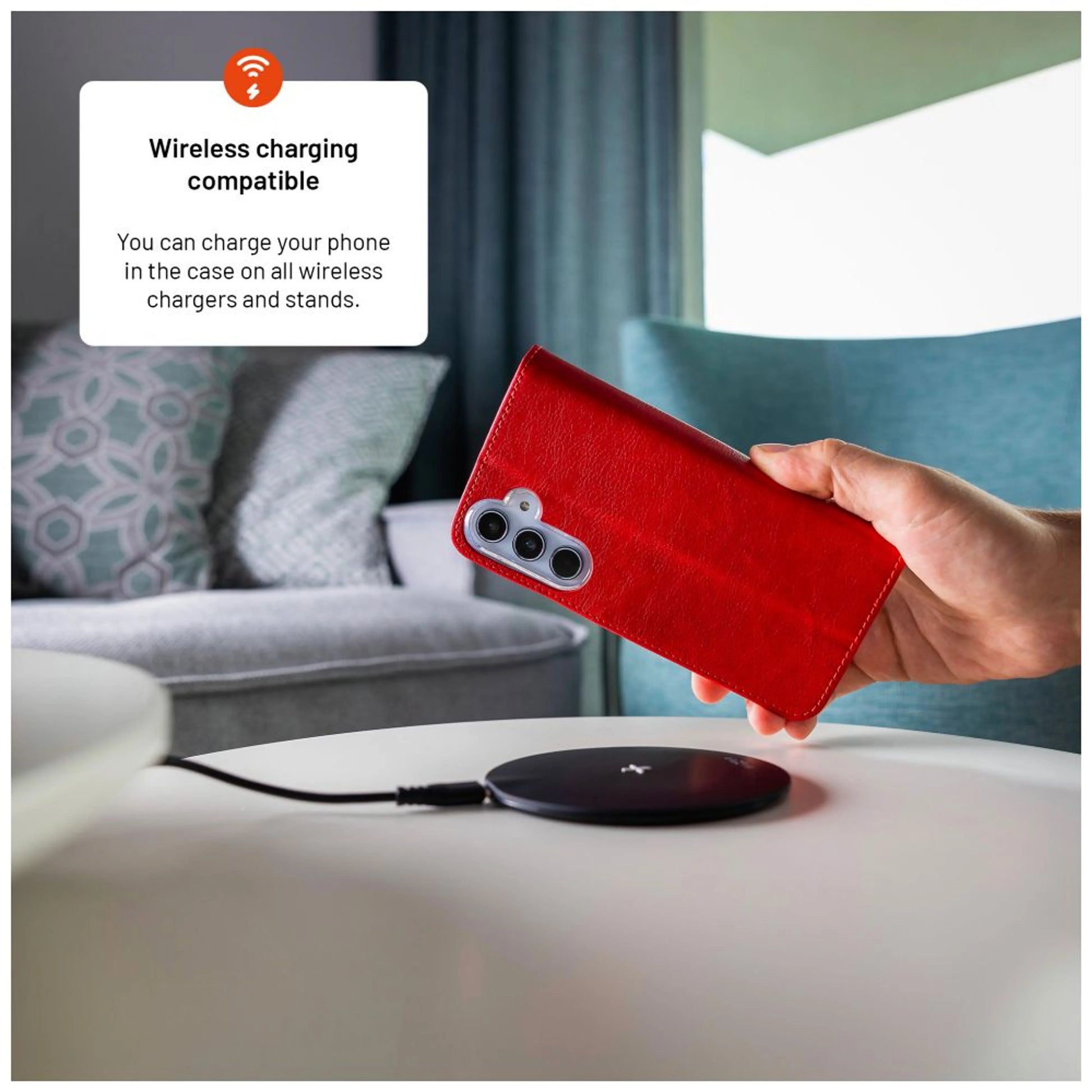 Pouzdro typu kniha FIXED Opus pro Samsung Galaxy S25 Ultra, červené - FIXED