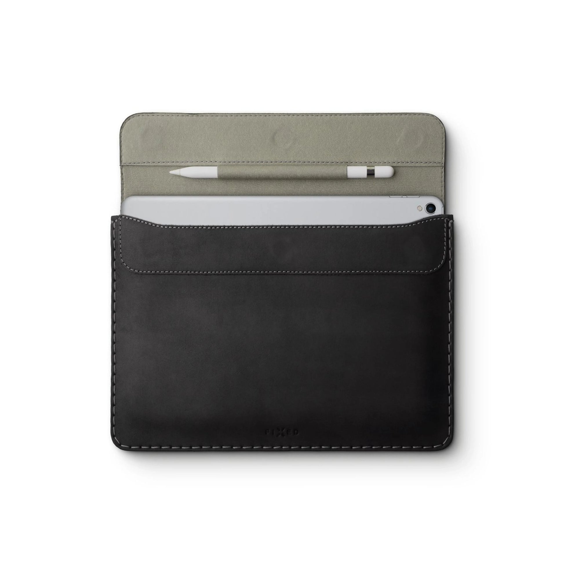 Kožené pouzdro FIXED Oxford pro Apple iPad Pro 12,9" (2018/2020/2021/2022), černé - FIXED