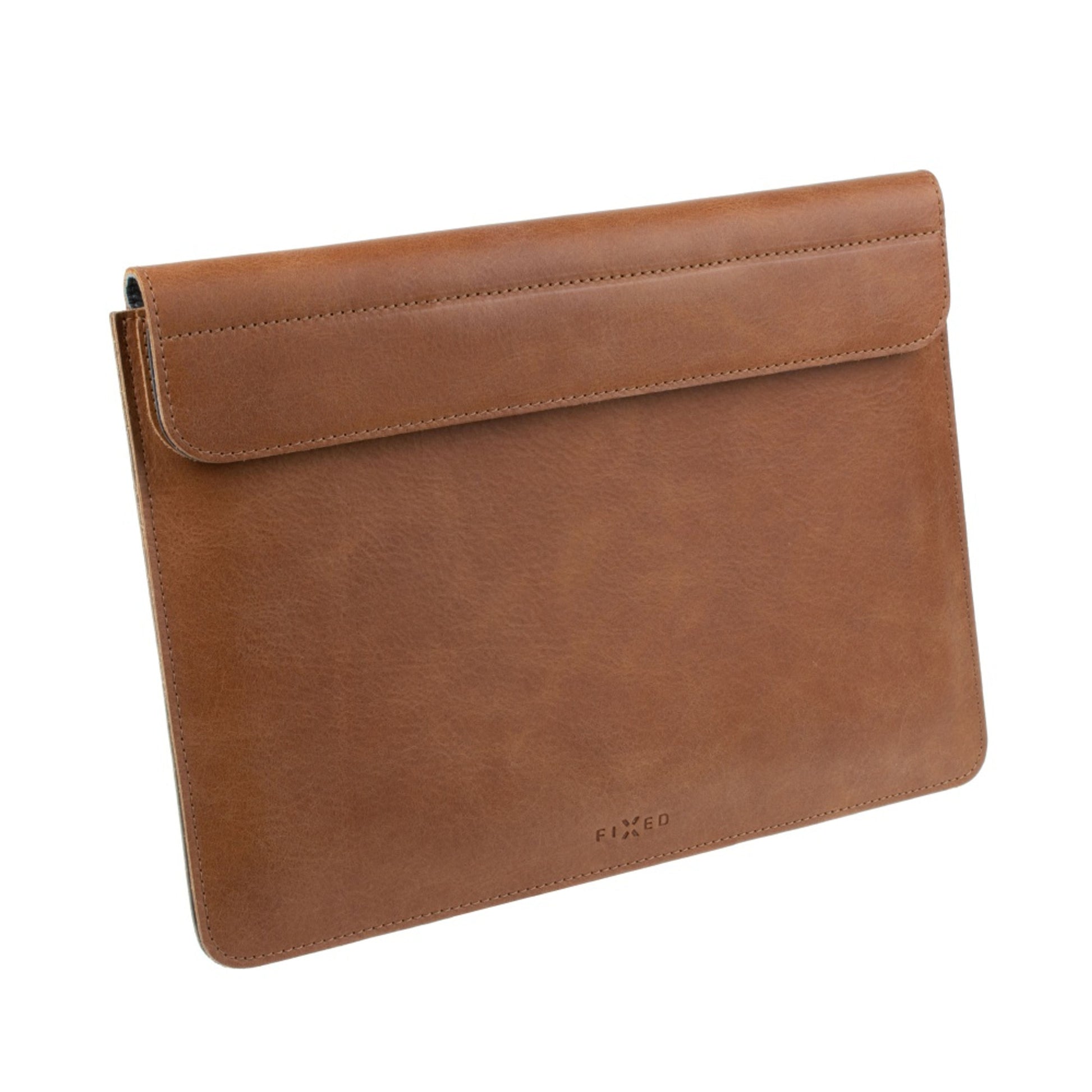 Kožené pouzdro FIXED Oxford pro Apple MacBook Air 13,6" (2022/2024/2025), hnědé - FIXED