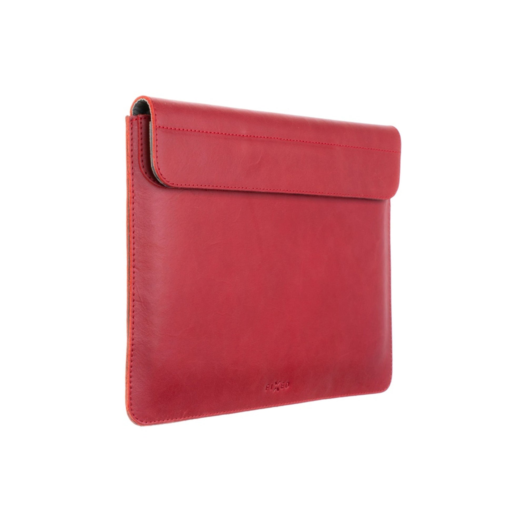 Kožené pouzdro FIXED Oxford pro Apple MacBook Air 13,6" (2022/2024/2025), červené - FIXED
