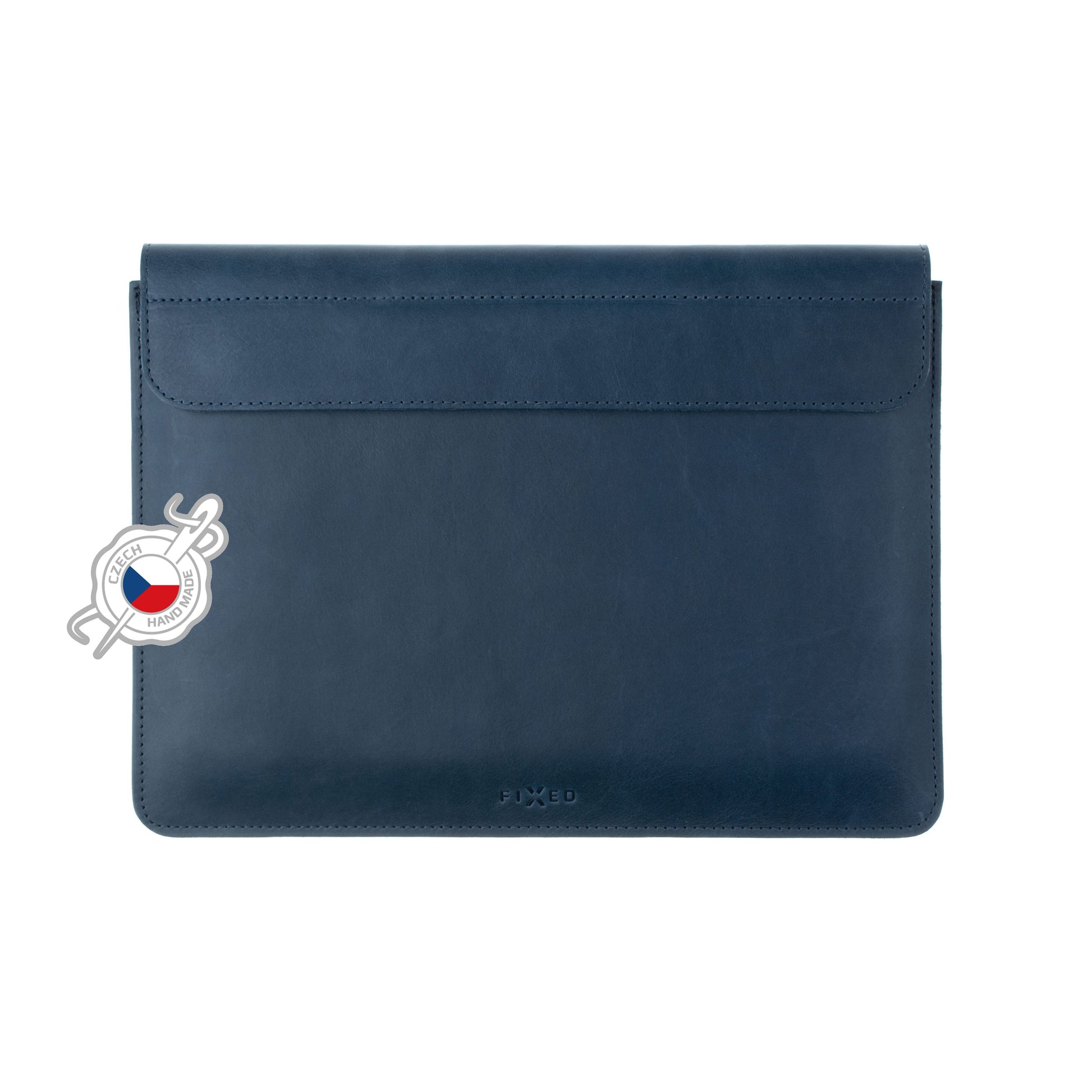 Kožené pouzdro FIXED Oxford pro Apple MacBook Pro 14" (2021/2023/2024), modré - FIXED