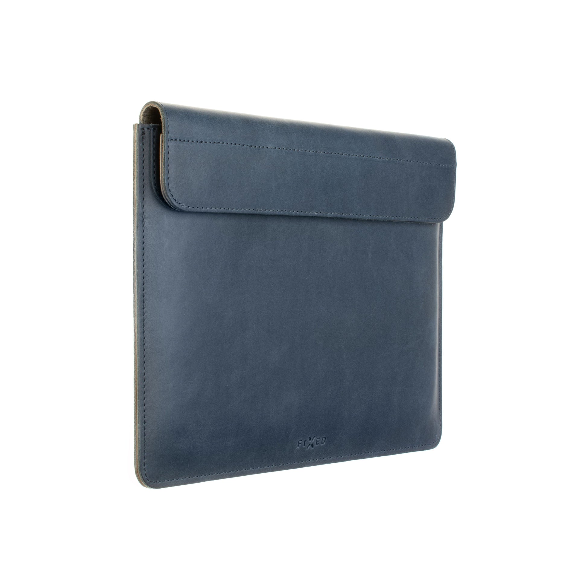 Kožené pouzdro FIXED Oxford pro Apple MacBook Pro 14" (2021/2023/2024), modré - FIXED