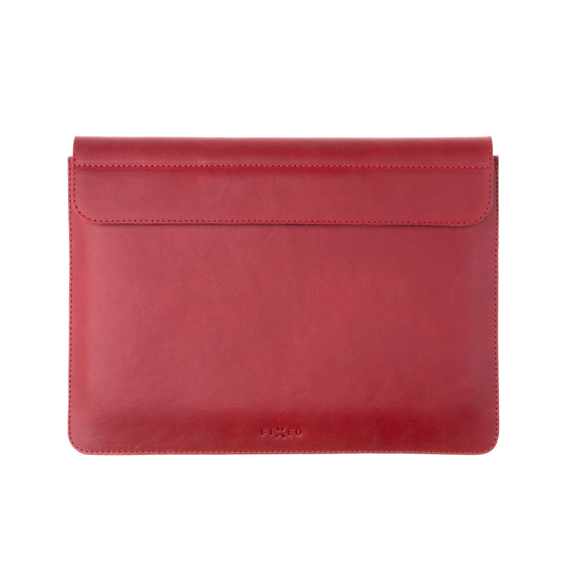 Kožené pouzdro FIXED Oxford pro Apple MacBook Pro 14" (2021/2023/2024), červené - FIXED