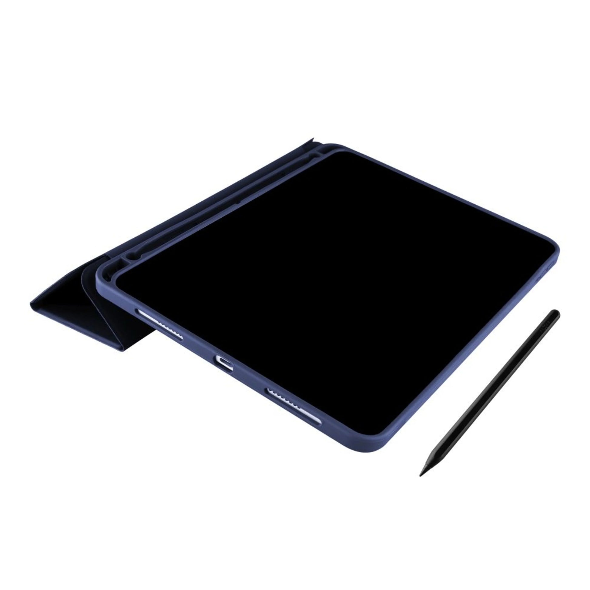 Pouzdro FIXED Padcover+ pro Apple iPad mini (A17 Pro) se stojánkem a pouzdrem pro Pencil, modré - FIXED