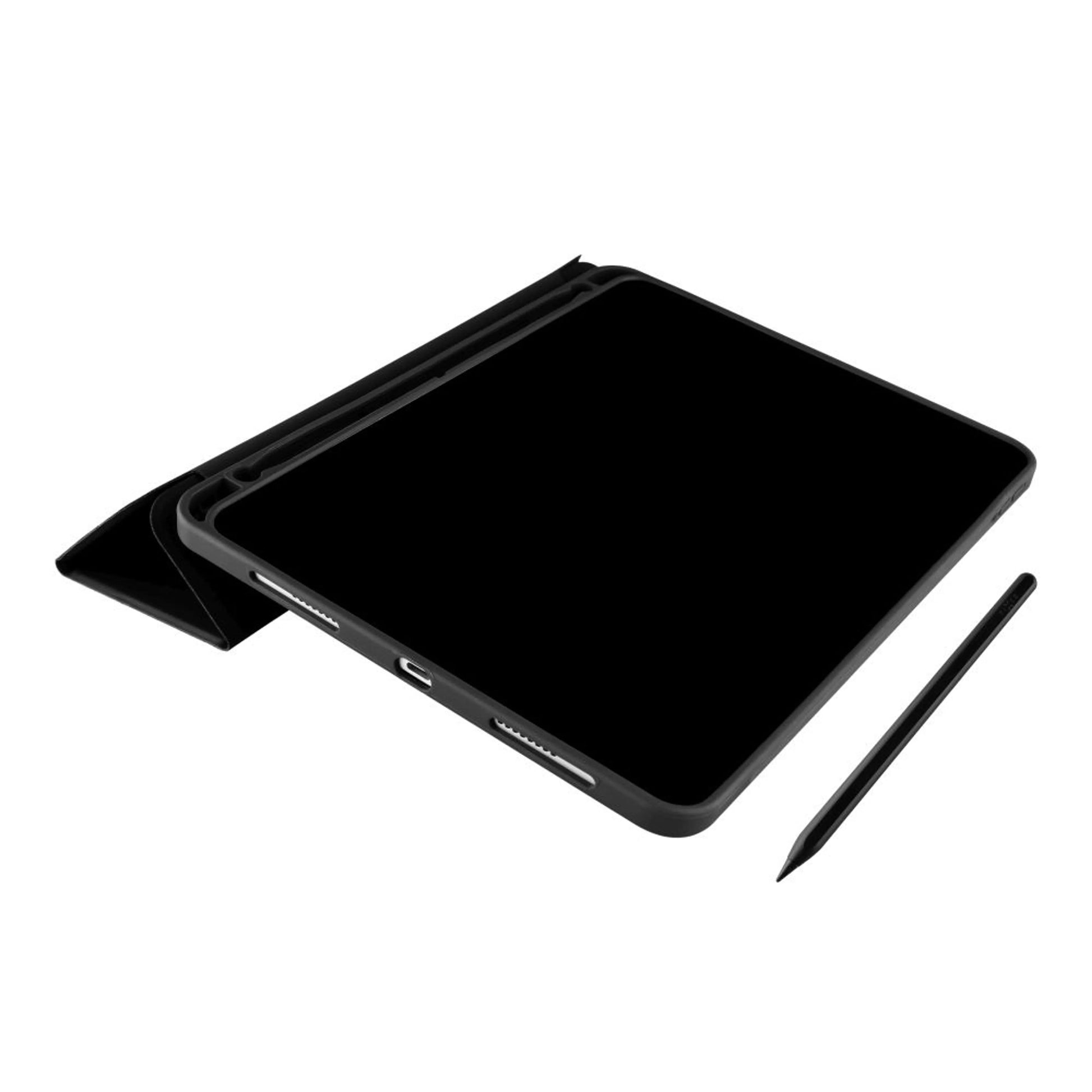Pouzdro FIXED Padcover+ pro Apple iPad 10,2" (2019/2020/2021) se stojánkem a pouzdrem pro Pencil, černé - FIXED