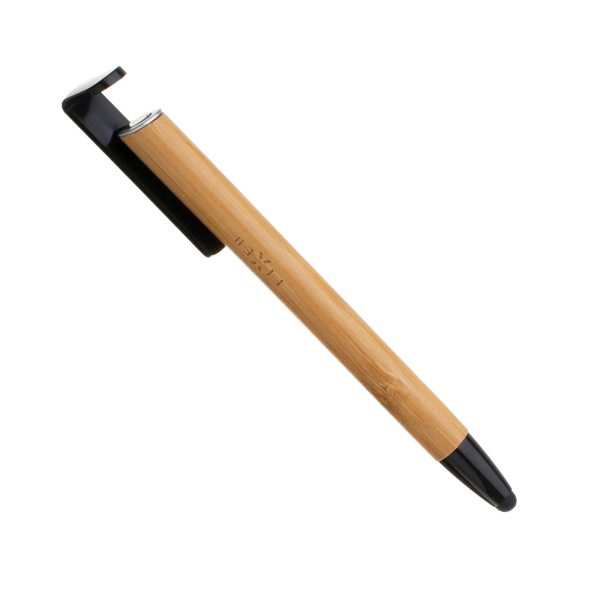 Propiska 3v1 se stylusem a stojánkem FIXED Pen, antibakteriální povrch, bambusové tělo - FIXED