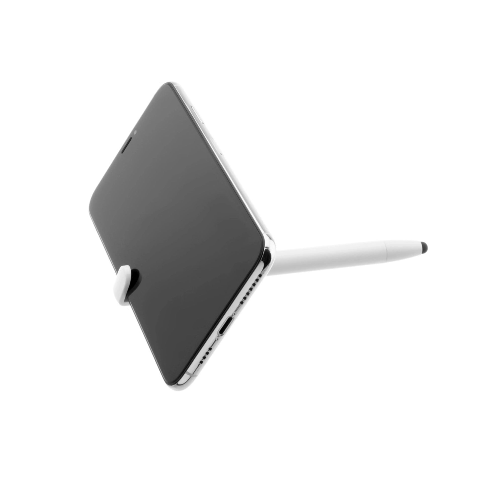 Propiska 3v1 se stylusem a stojánkem FIXED Pen, antibakteriální povrch, bílé - FIXED