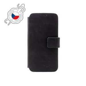 Kožené pouzdro typu kniha FIXED ProFit pro Apple iPhone 7/8/SE (2020/2022), černé - FIXED