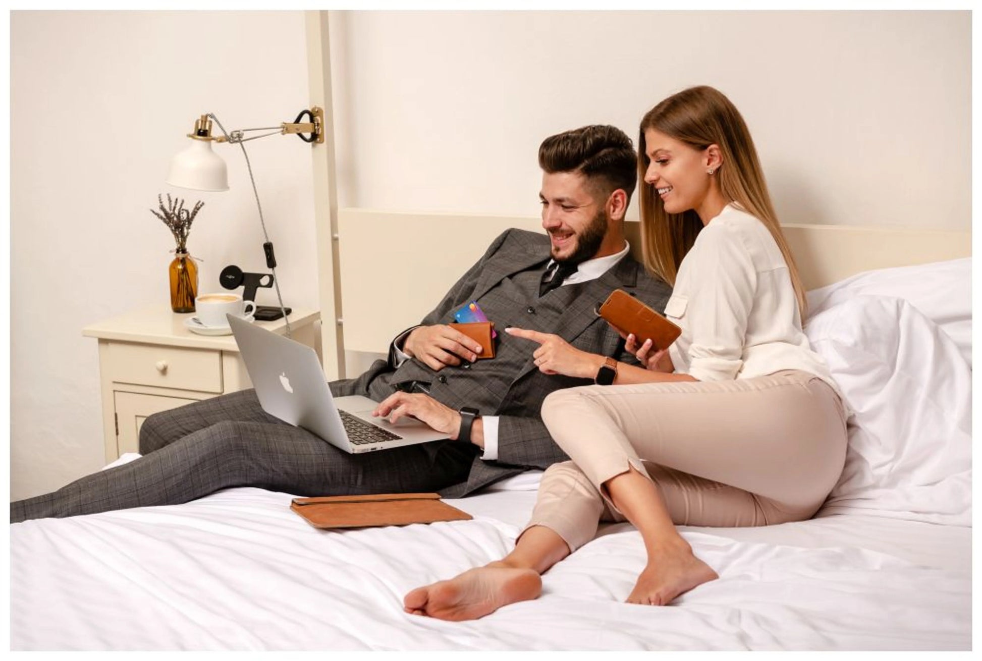 Kožené pouzdro typu kniha FIXED ProFit pro Samsung Galaxy A54 5G, černé - FIXED