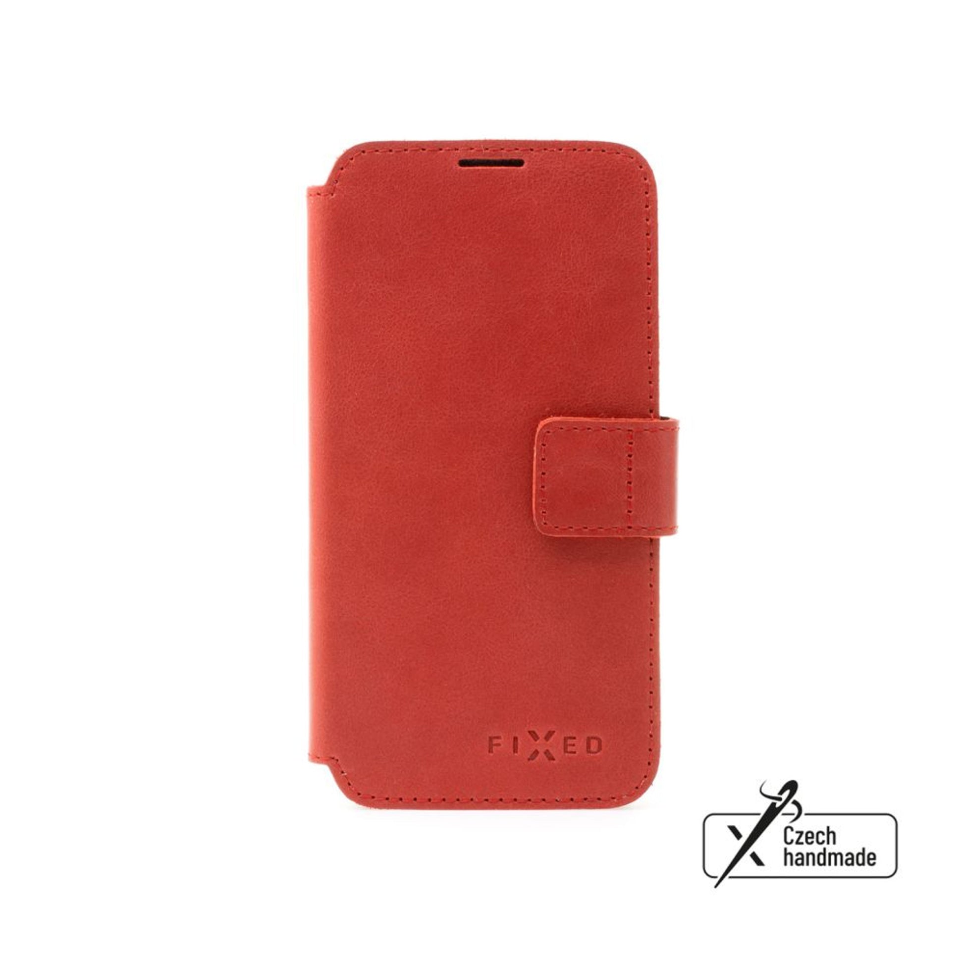 Kožené pouzdro typu kniha FIXED ProFit pro Samsung Galaxy A54 5G, červené - FIXED