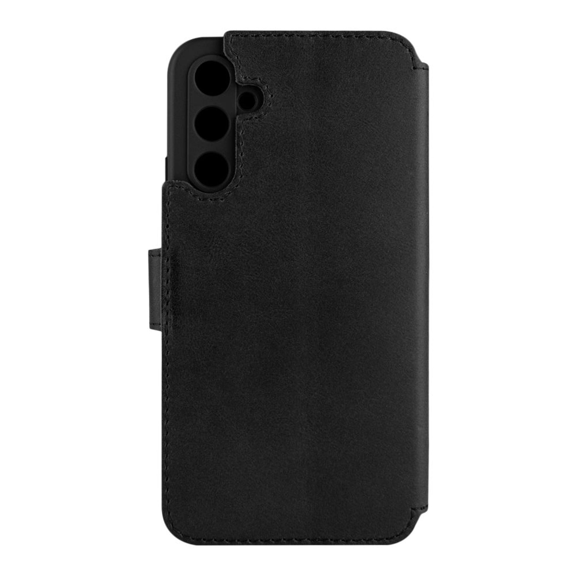Kožené pouzdro typu kniha FIXED ProFit pro Samsung Galaxy A34 5G, černé - FIXED