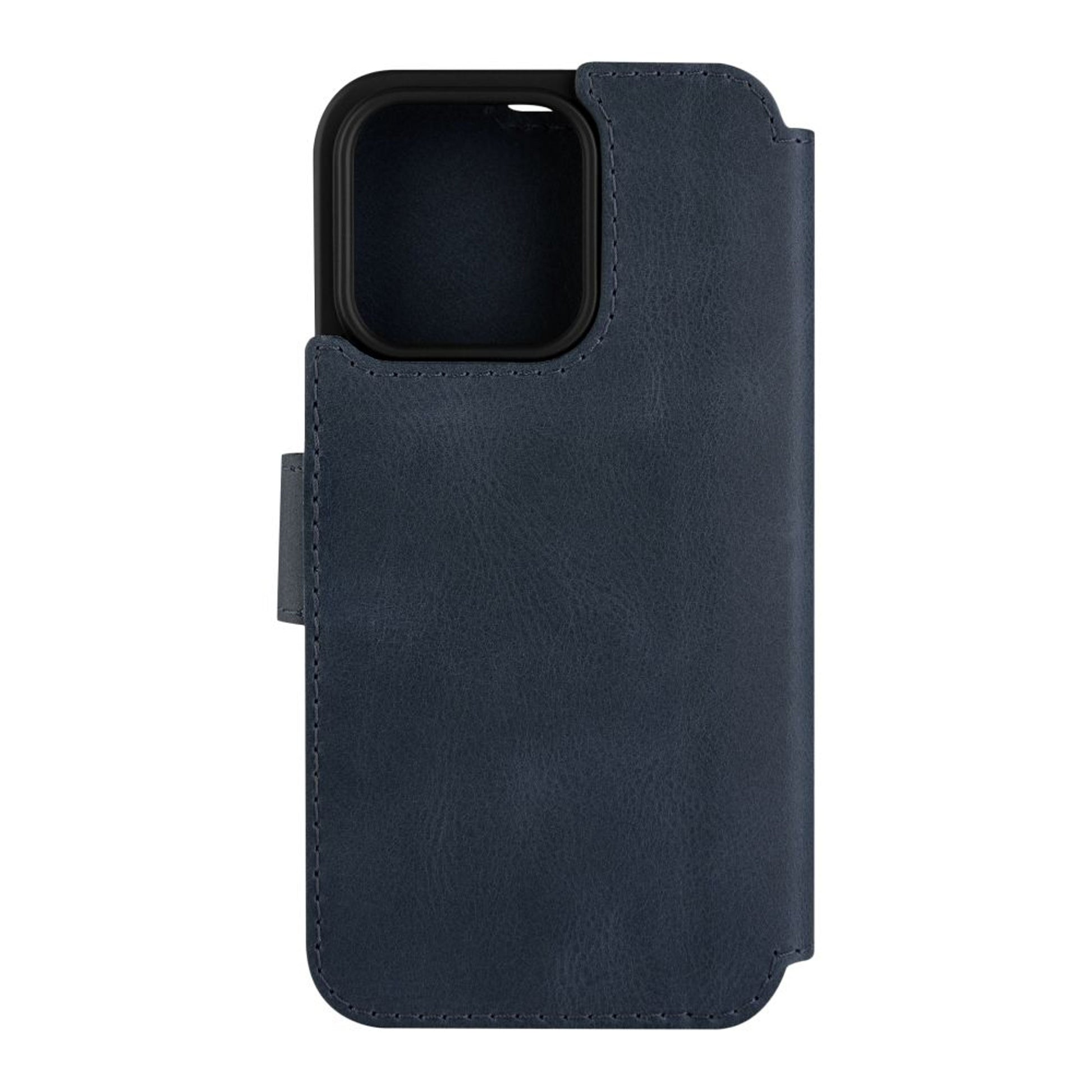 Kožené pouzdro typu kniha FIXED ProFit pro Apple iPhone 15 Pro Max, modré - FIXED