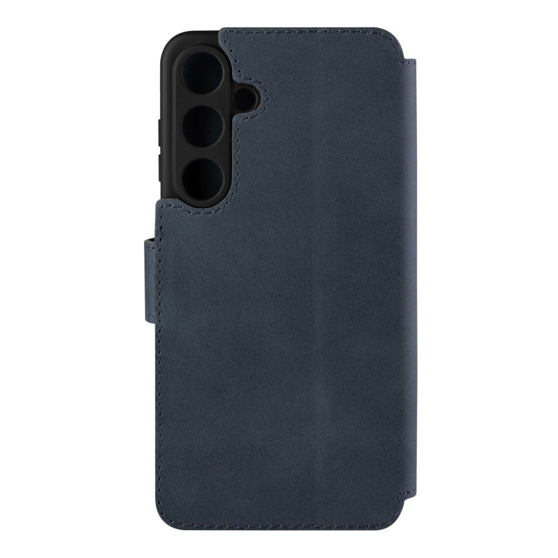Kožené pouzdro typu kniha FIXED ProFit pro Samsung Galaxy S24+, modré - FIXED