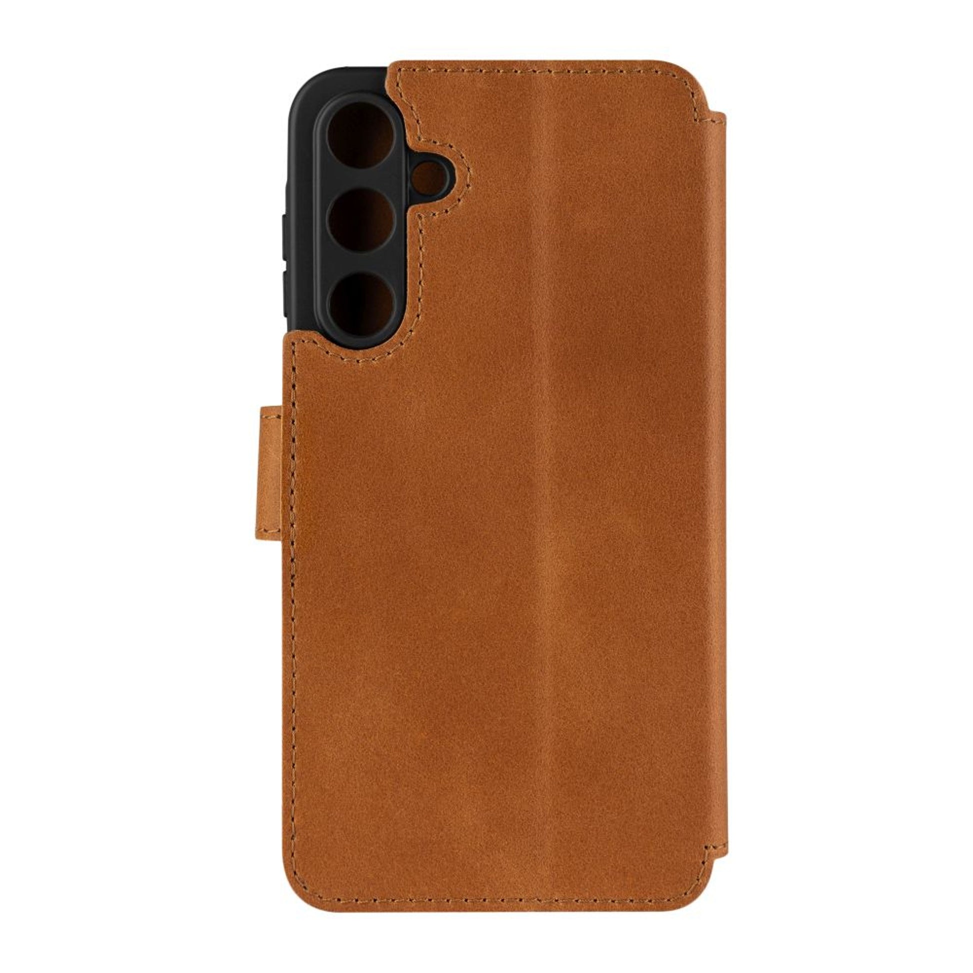 Kožené pouzdro typu kniha FIXED ProFit pro Samsung Galaxy A35 5G, hnědé - FIXED