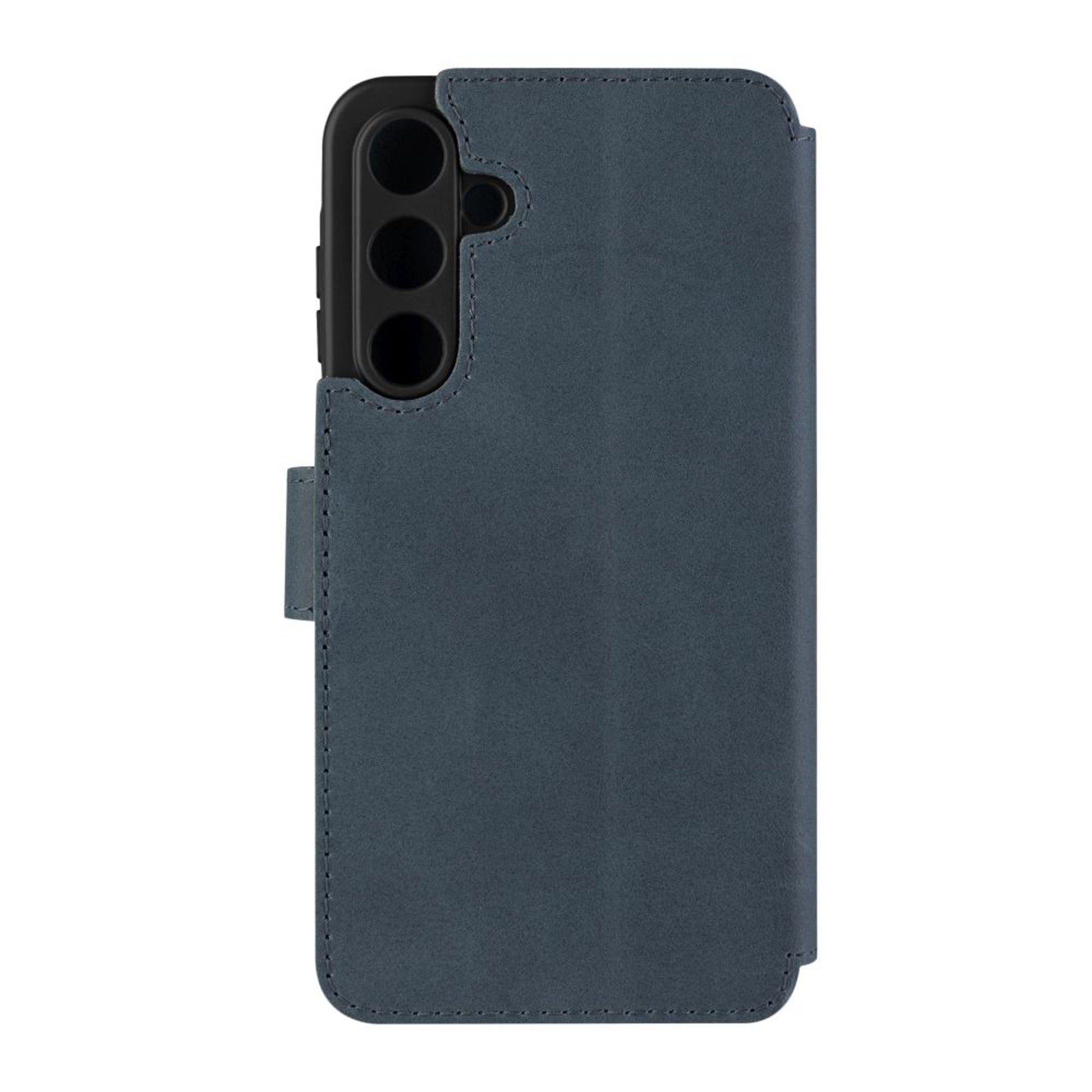 Kožené pouzdro typu kniha FIXED ProFit pro Samsung Galaxy A55 5G, modré - FIXED