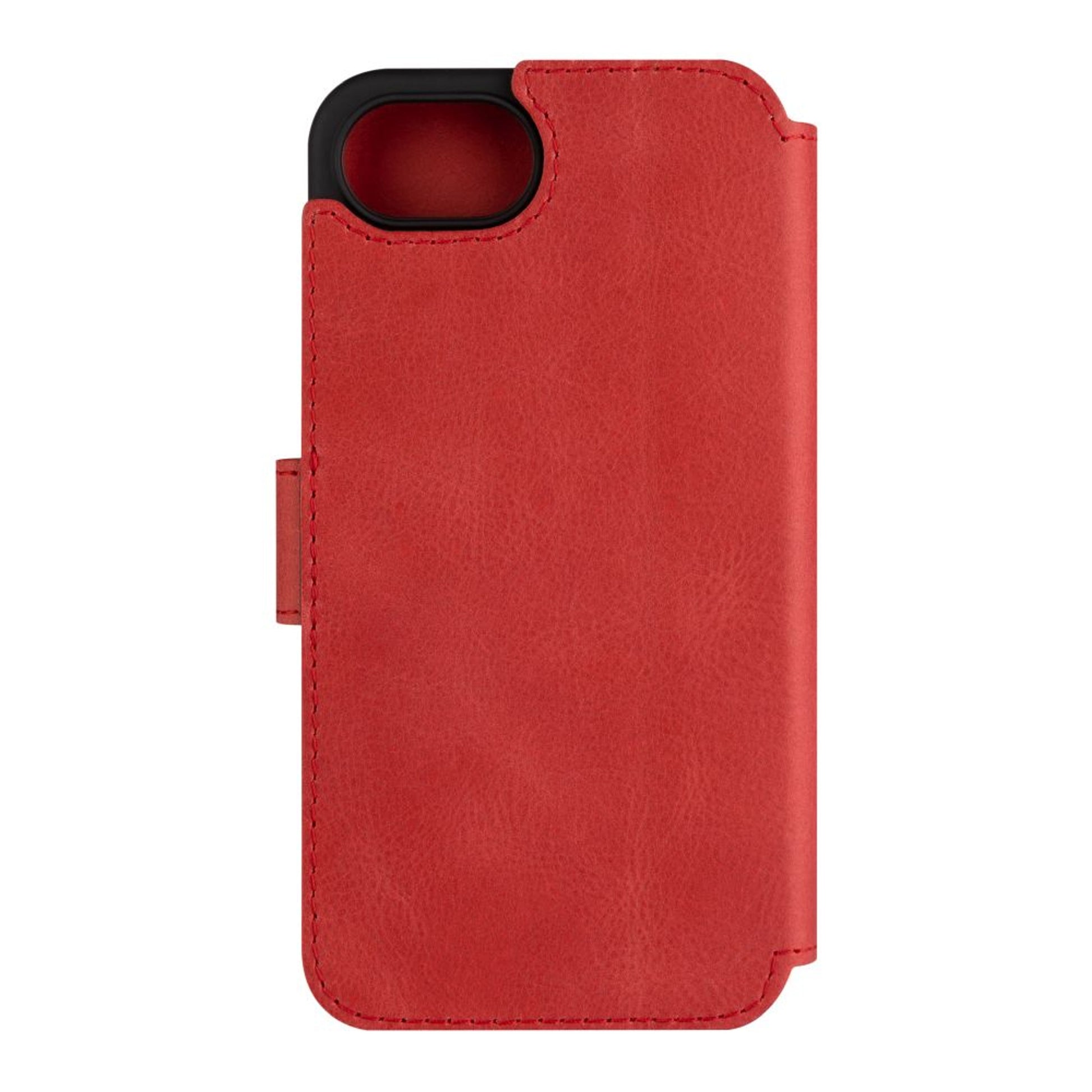 Kožené pouzdro typu kniha FIXED ProFit pro Apple iPhone 16e, červené - FIXED