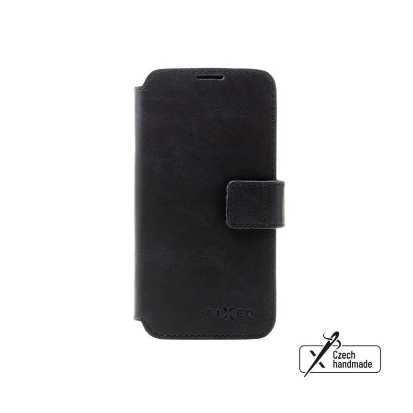 Kožené pouzdro typu kniha FIXED ProFit pro Samsung Galaxy A56 5G, černé - FIXED