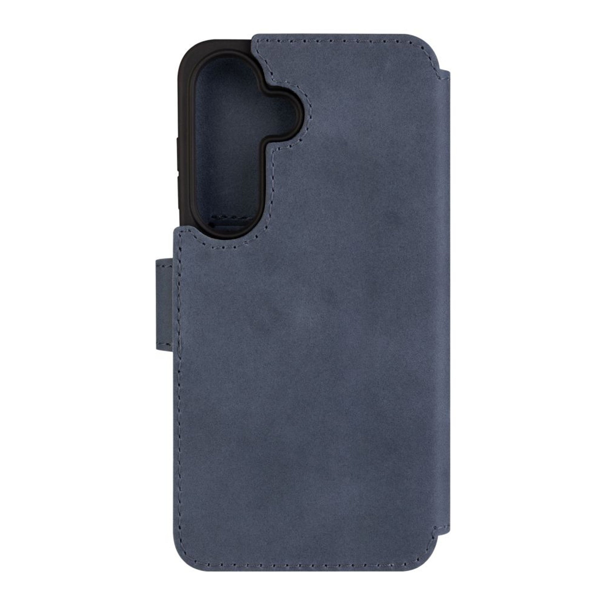 Kožené pouzdro typu kniha FIXED ProFit pro Samsung Galaxy S25, modré - FIXED