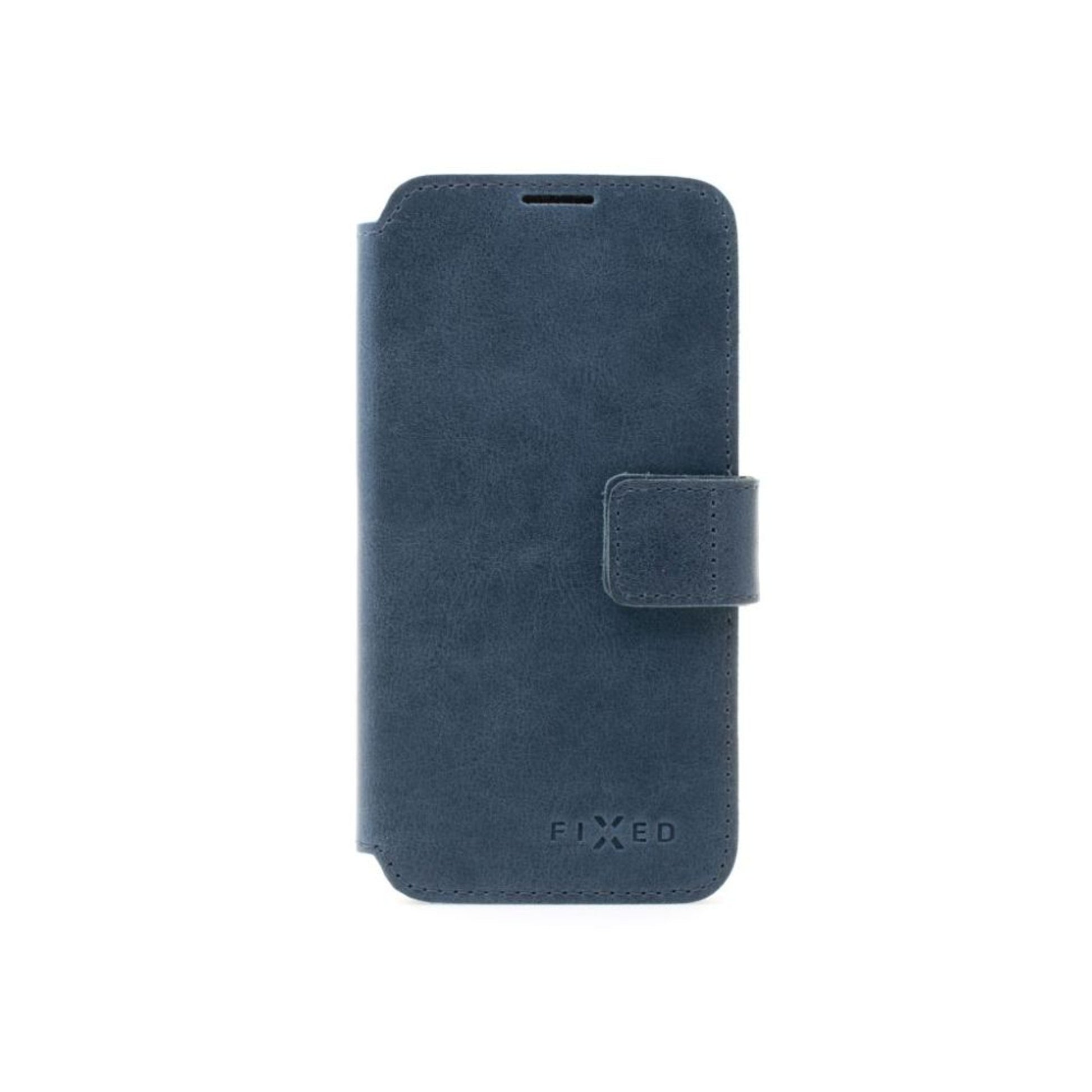 Kožené pouzdro typu kniha FIXED ProFit pro Samsung Galaxy S25+, modré - FIXED
