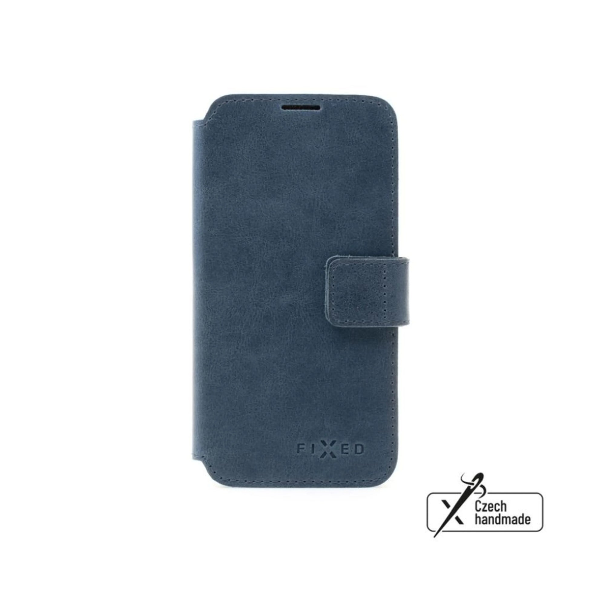 Kožené pouzdro typu kniha FIXED ProFit pro Samsung Galaxy S25 Ultra, modré - FIXED