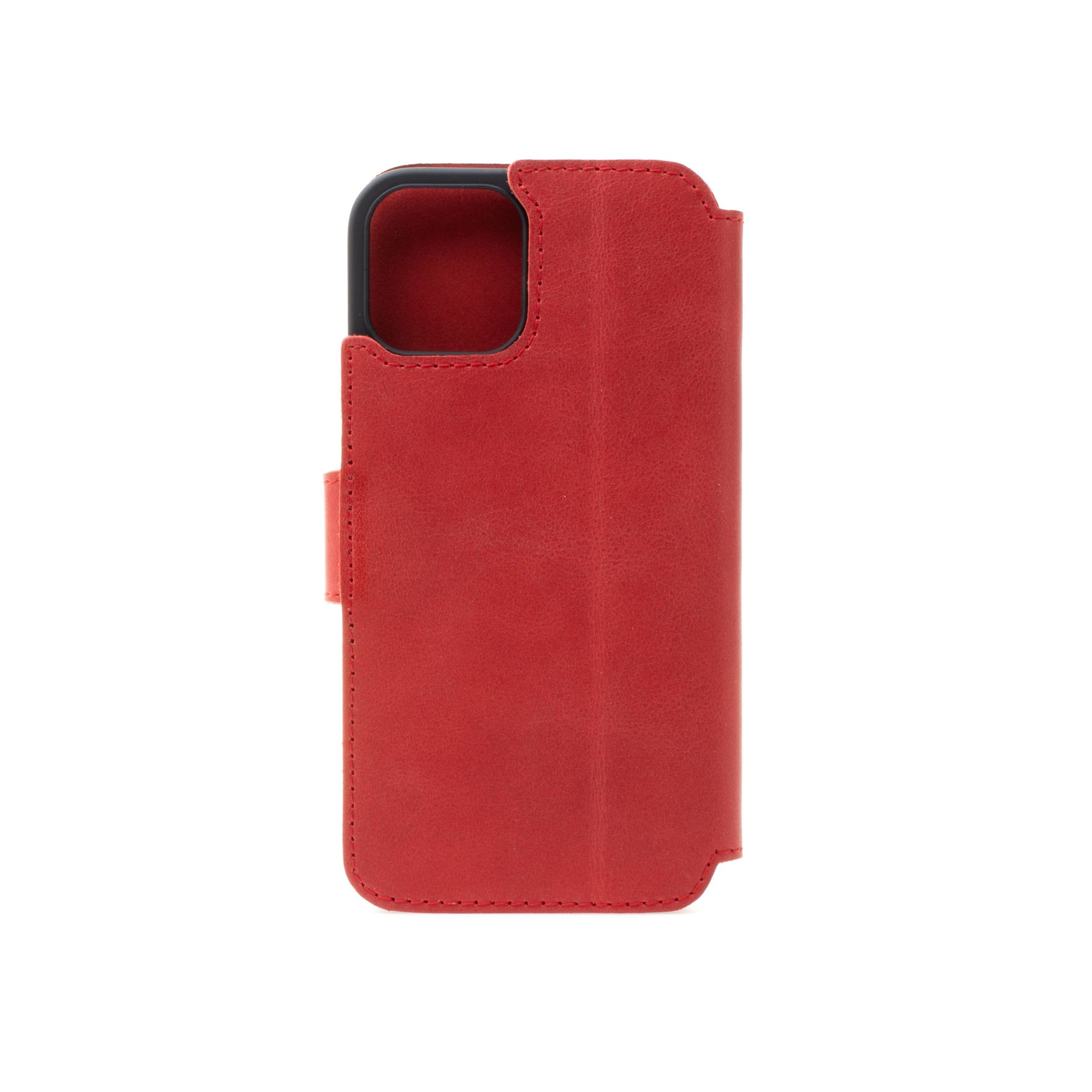 Kožené pouzdro typu kniha FIXED ProFit pro Apple iPhone 12/12 Pro, červené - FIXED