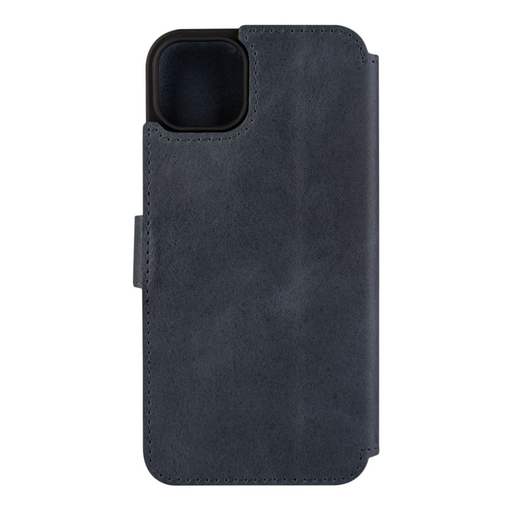 Kožené pouzdro typu kniha FIXED ProFit pro Apple iPhone 14 Plus, modré - FIXED