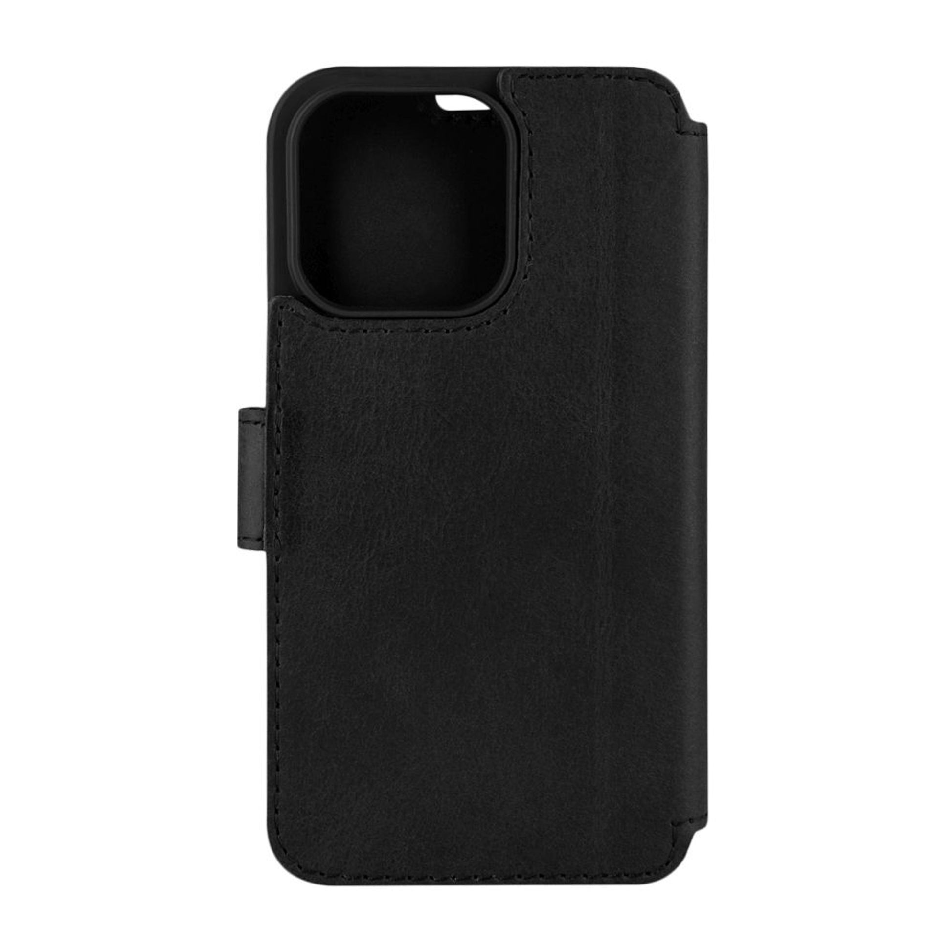 Kožené pouzdro typu kniha FIXED ProFit pro Apple iPhone 14 Pro, černé - FIXED