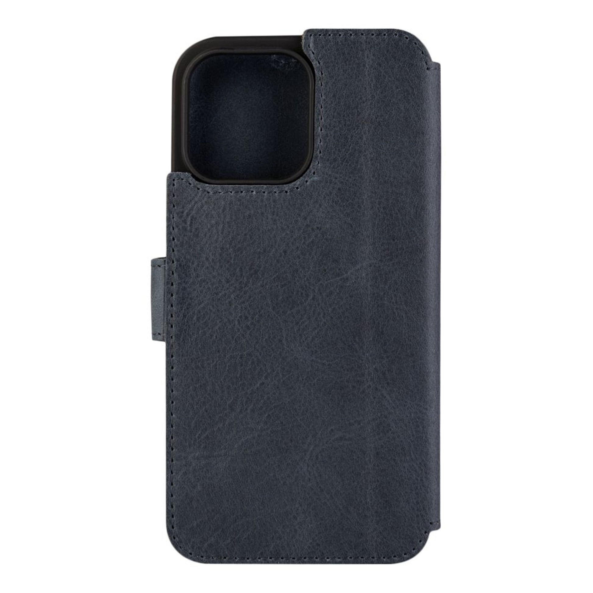 Kožené pouzdro typu kniha FIXED ProFit pro Apple iPhone 14 Pro Max, modré - FIXED