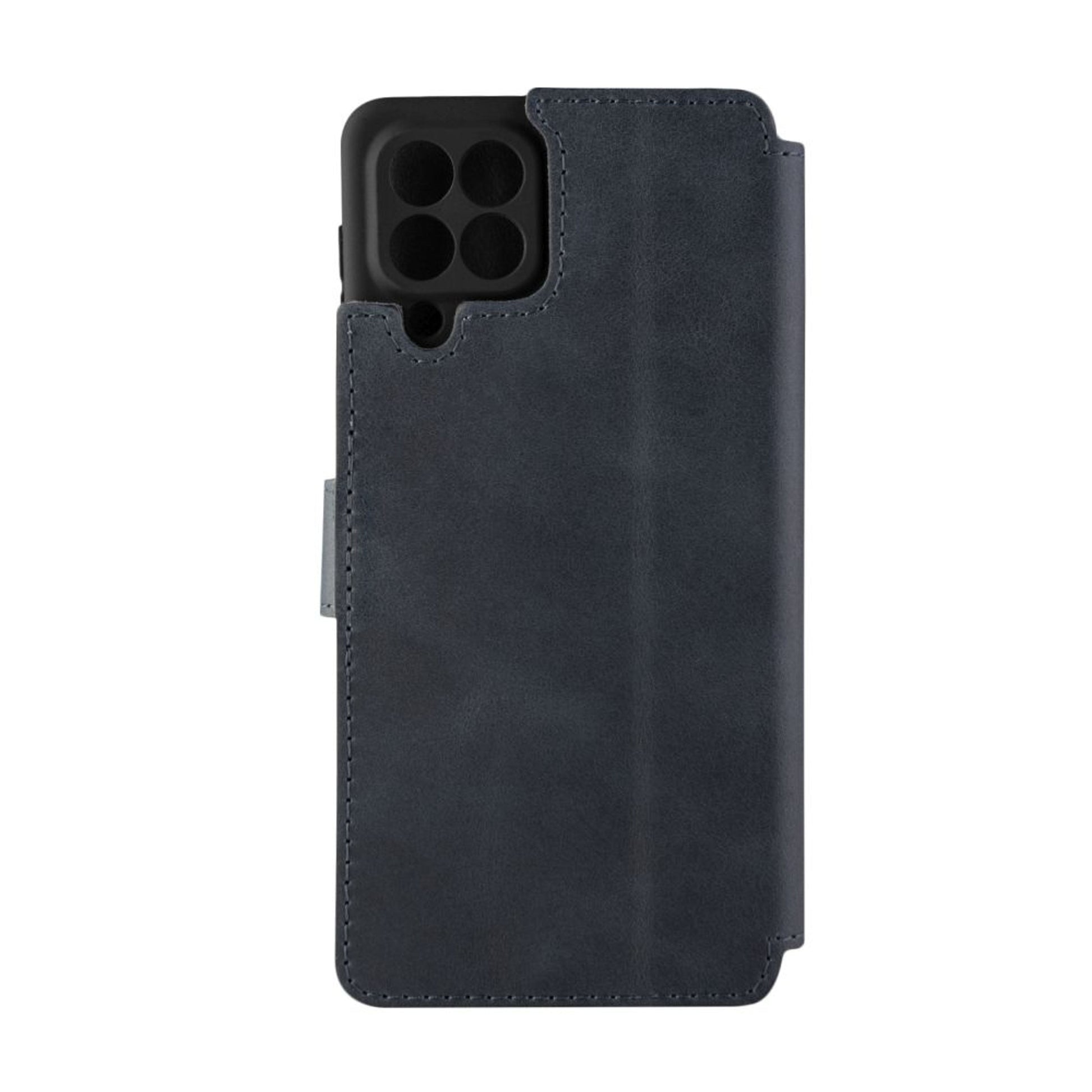 Kožené pouzdro typu kniha FIXED ProFit pro Samsung Galaxy M53 5G, modré - FIXED