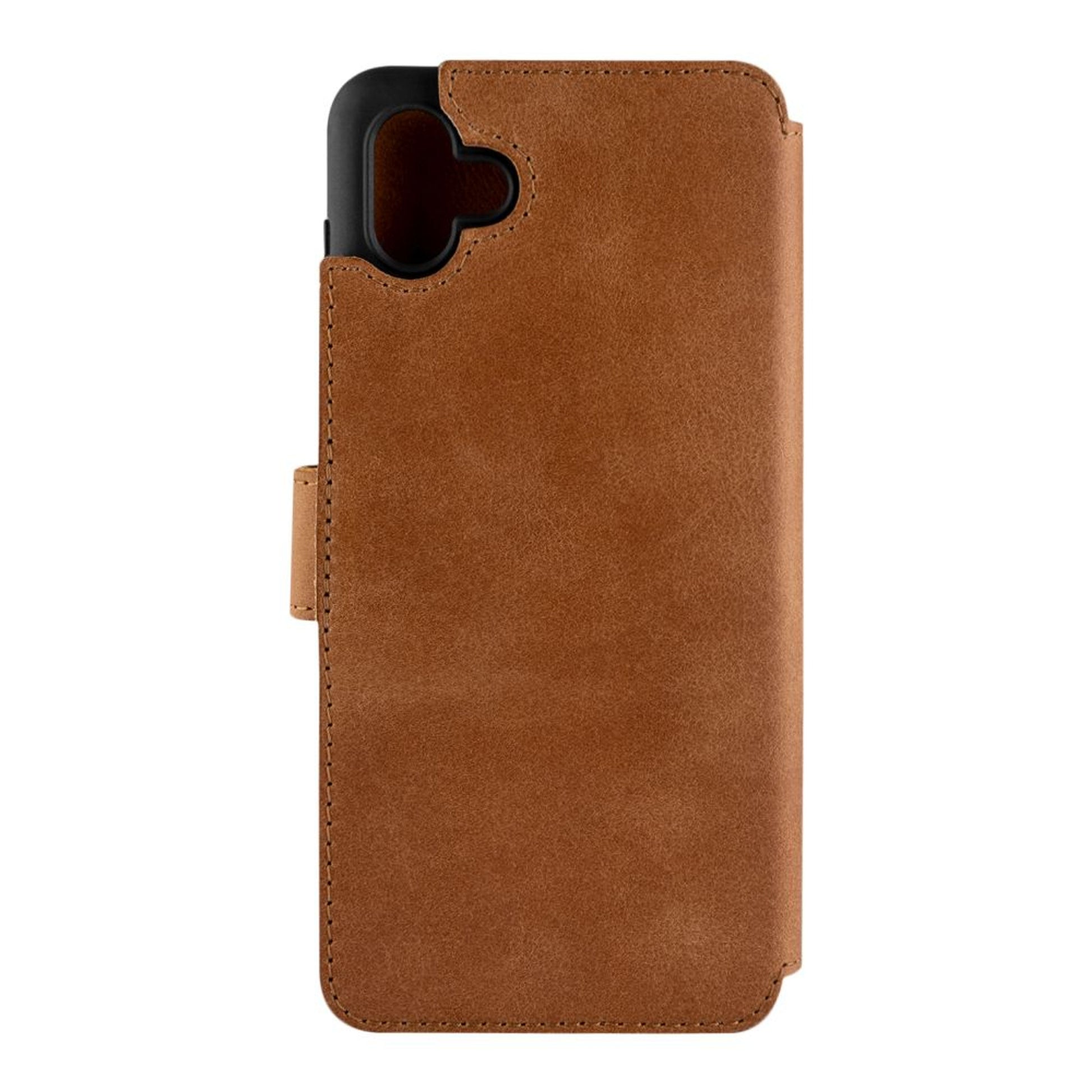 Kožené pouzdro typu kniha FIXED ProFit pro Samsung Galaxy M13 5G, hnědé - FIXED