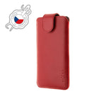 Skórzane etui FIXED Posh, rozmiar 5XL+, czerwone - FIXED