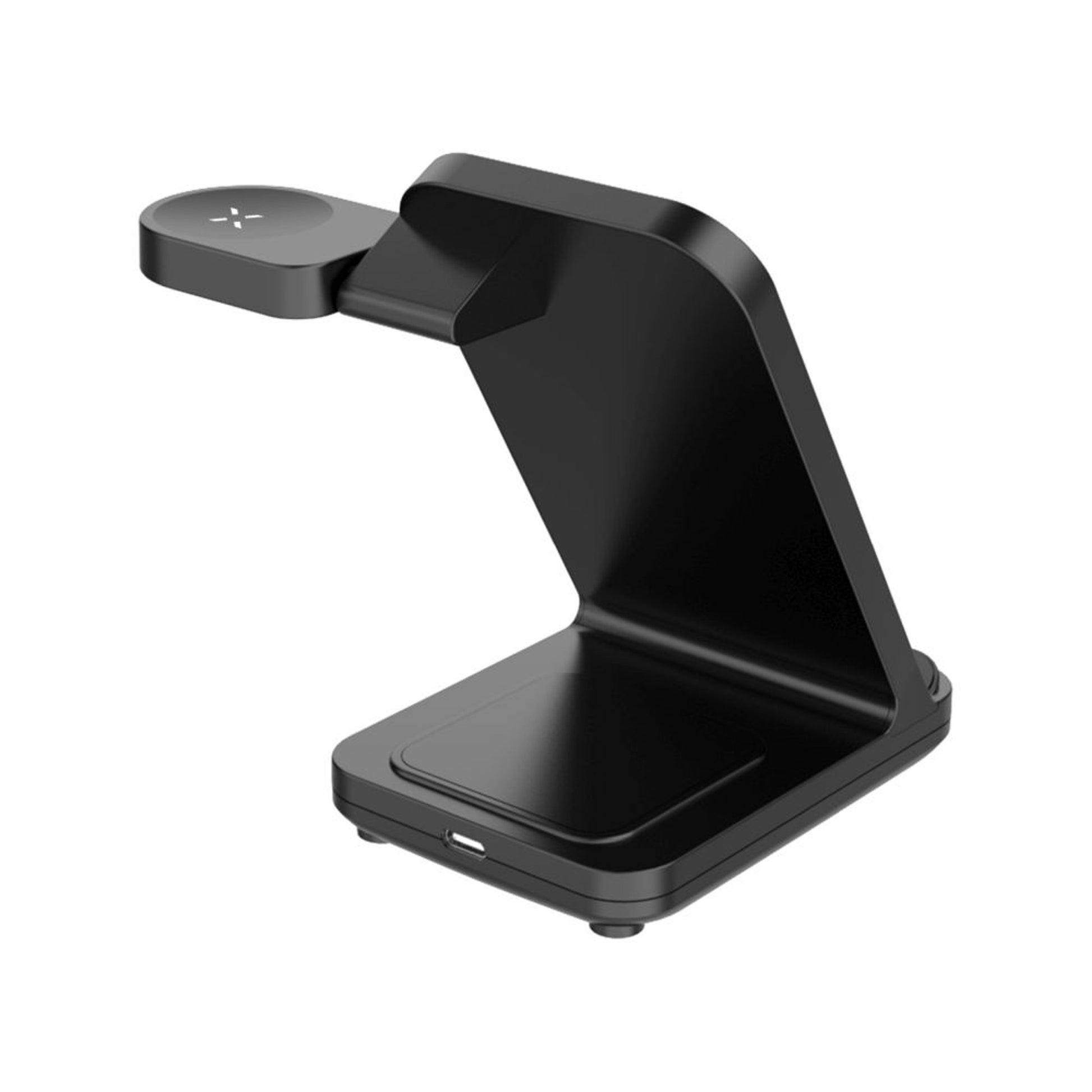 Stojánek FIXED Powerstation pro Samsung s bezdrátovým nabíjením až pro 3 zařízení, 15W+5W+2.5W, černý - FIXED