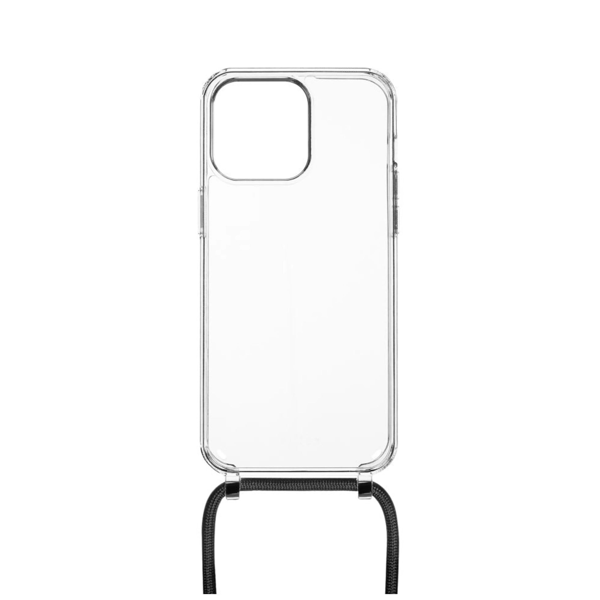 Pouzdro FIXED Pure Neck s černou šňůrkou na krk pro Apple iPhone 15 Pro Max - FIXED