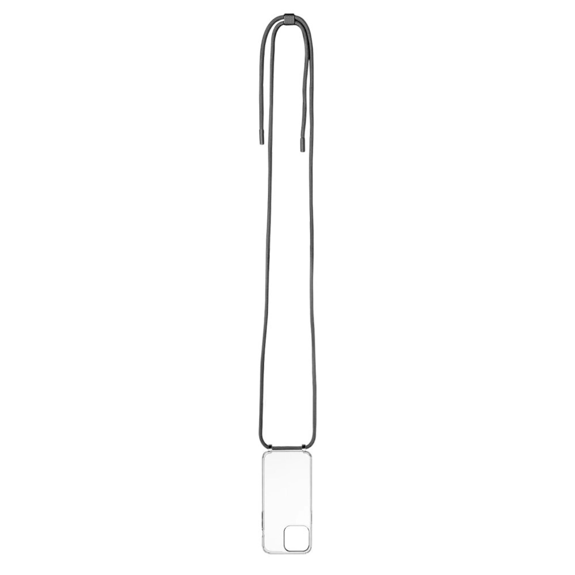 Pouzdro FIXED Pure Neck s černou šňůrkou na krk pro Apple iPhone 15 Pro Max - FIXED