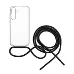 Pouzdro FIXED Pure Neck s černou šňůrkou na krk pro Samsung Galaxy A55 5G - FIXED