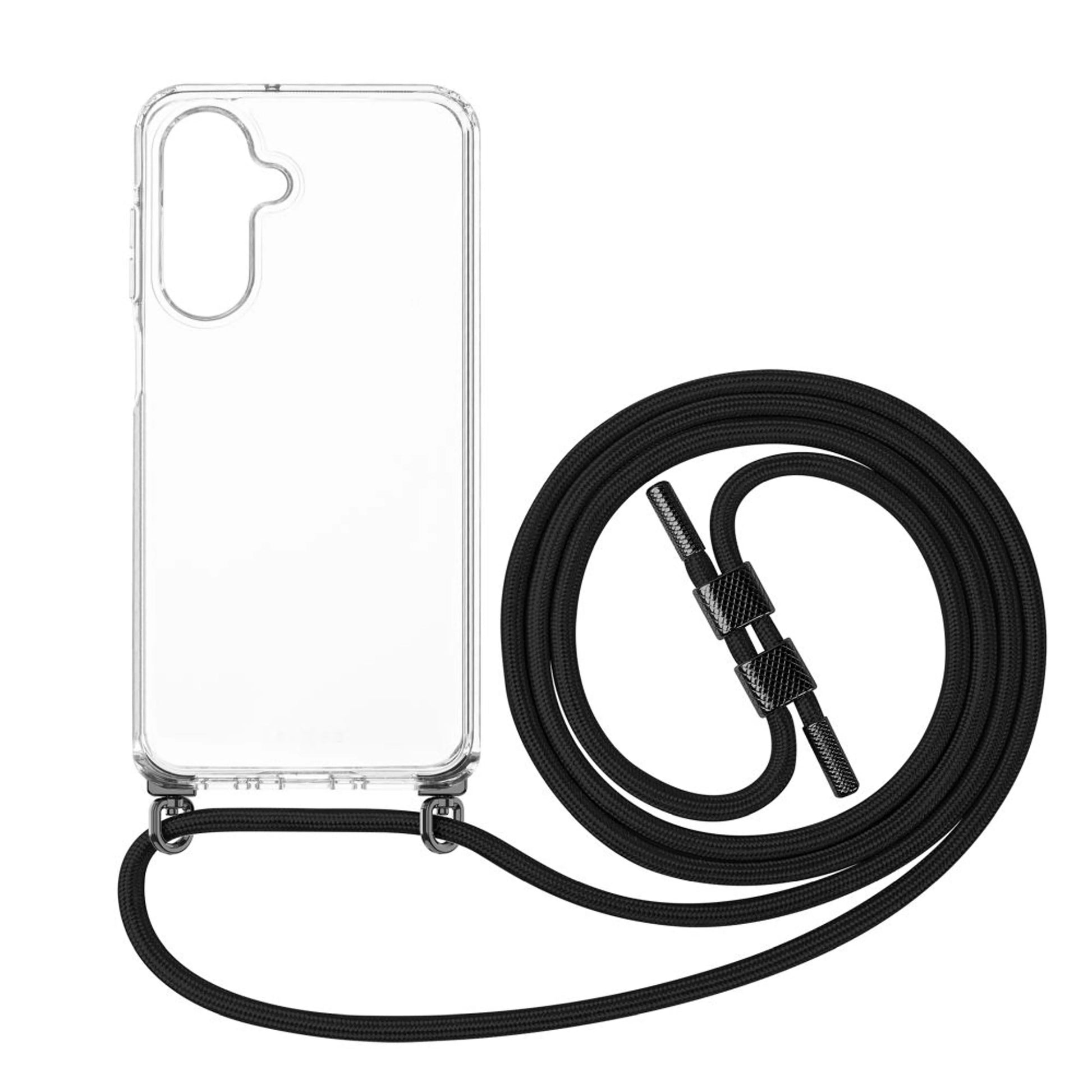 Pouzdro FIXED Pure Neck s odnímatelnou černou šňůrkou na krk pro Samsung Galaxy A26 5G - FIXED