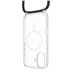 Pouzdro FIXED MagPure Neck s černou šňůrkou na krk pro Apple iPhone 16 Plus - FIXED