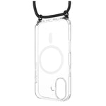 Pouzdro FIXED MagPure Neck s černou šňůrkou na krk pro Apple iPhone 17 - FIXED