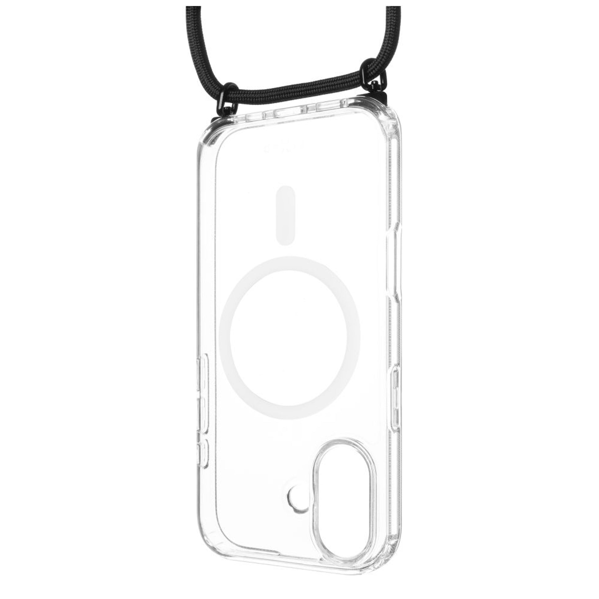 Pouzdro FIXED MagPure Neck s černou šňůrkou na krk pro Apple iPhone 17 - FIXED