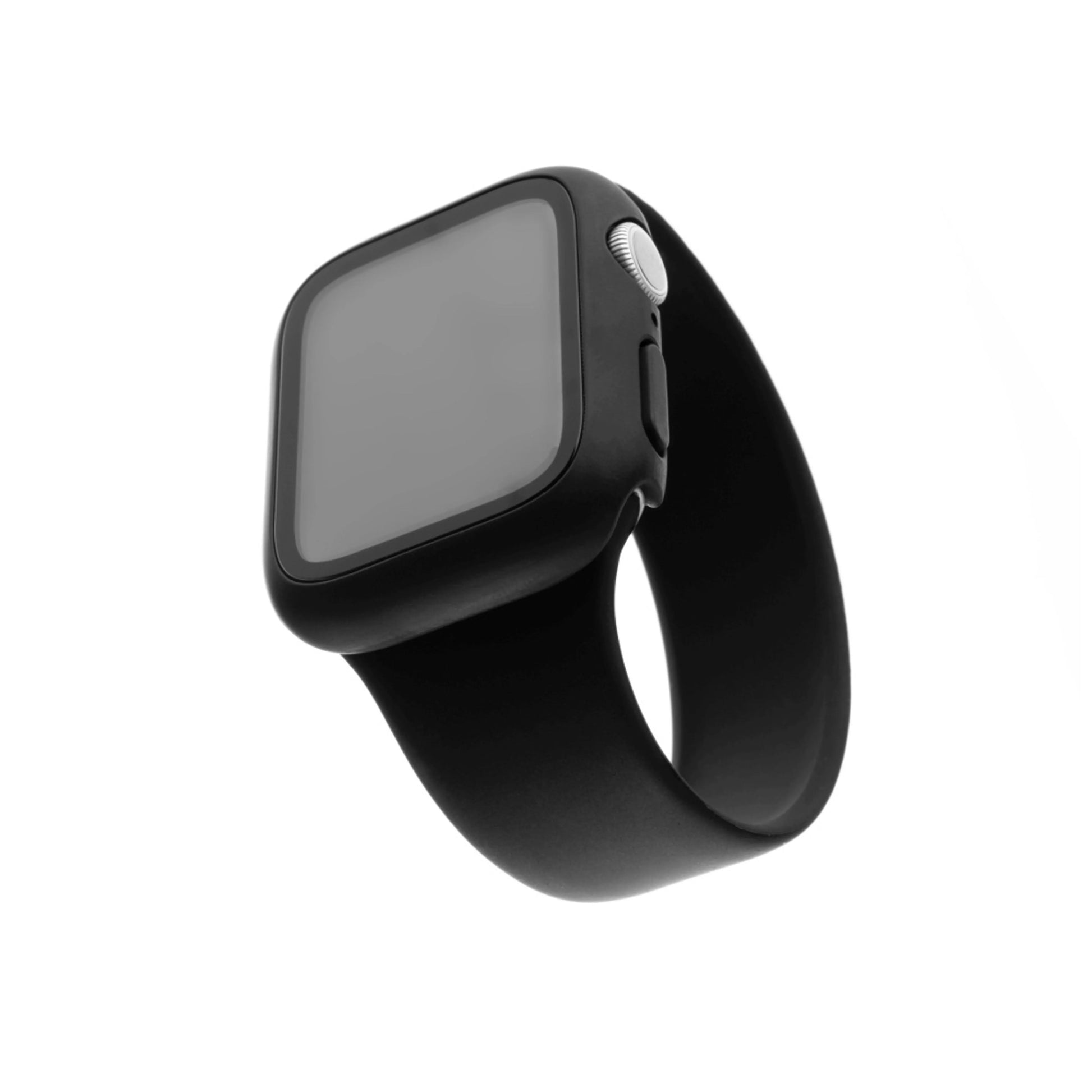 Ochranné pouzdro FIXED Pure+ s temperovaným sklem pro Apple Watch 40mm, černé - FIXED