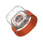 Ochranné pouzdro FIXED Pure Watch s temperovaným sklem pro Apple Watch Ultra 49mm/Ultra 2 49mm, čiré - FIXED