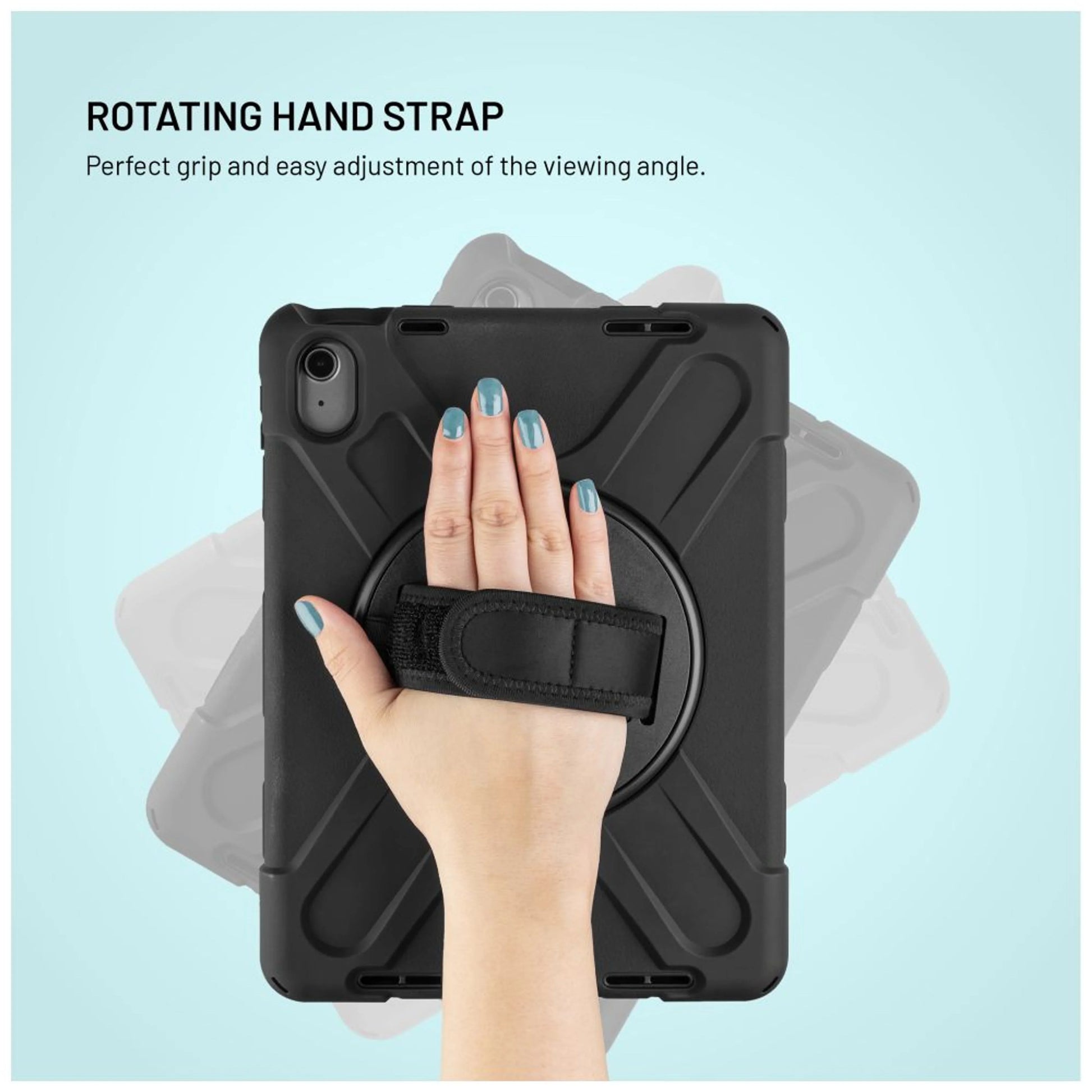 Odolné pouzdro se stojánkem FIXED Rugged Tab Case pro Samsung Galaxy Tab Active5, černé - FIXED