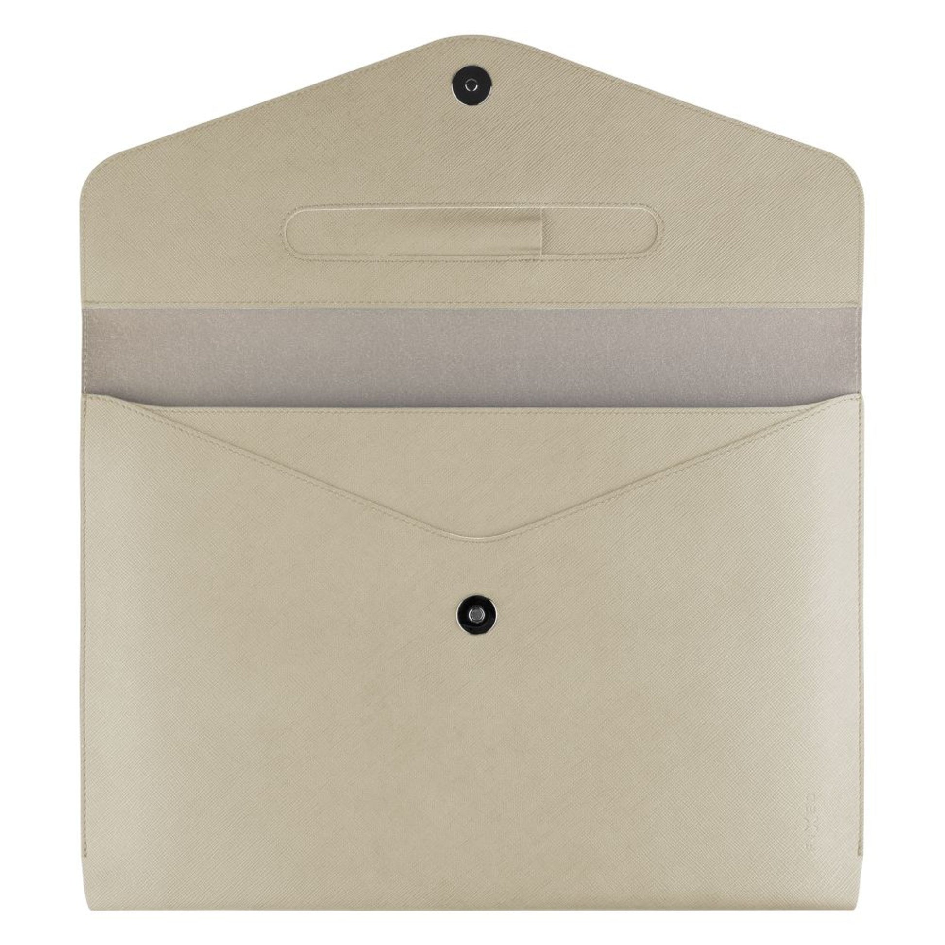 Pouzdro FIXED Siena pro notebooky a tablety o úhlopříčce do 13", krémové - FIXED