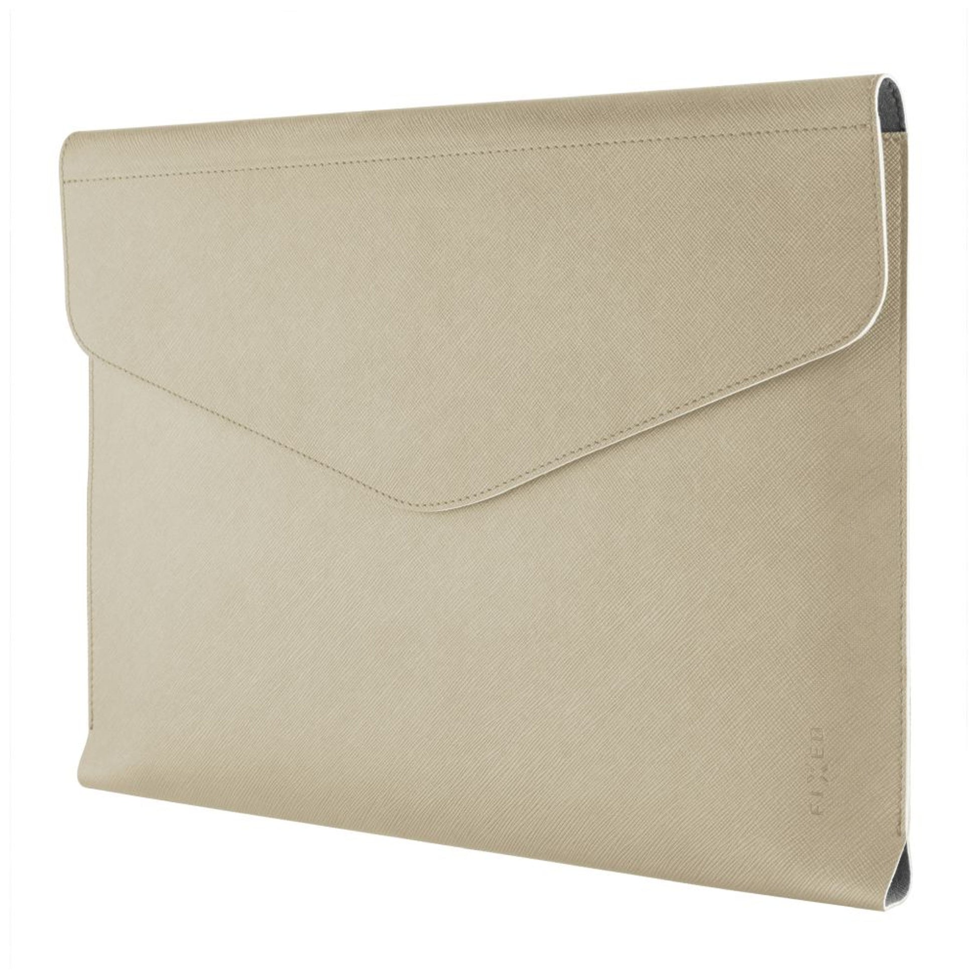 Pouzdro FIXED Siena pro notebooky a tablety o úhlopříčce do 13", krémové - FIXED