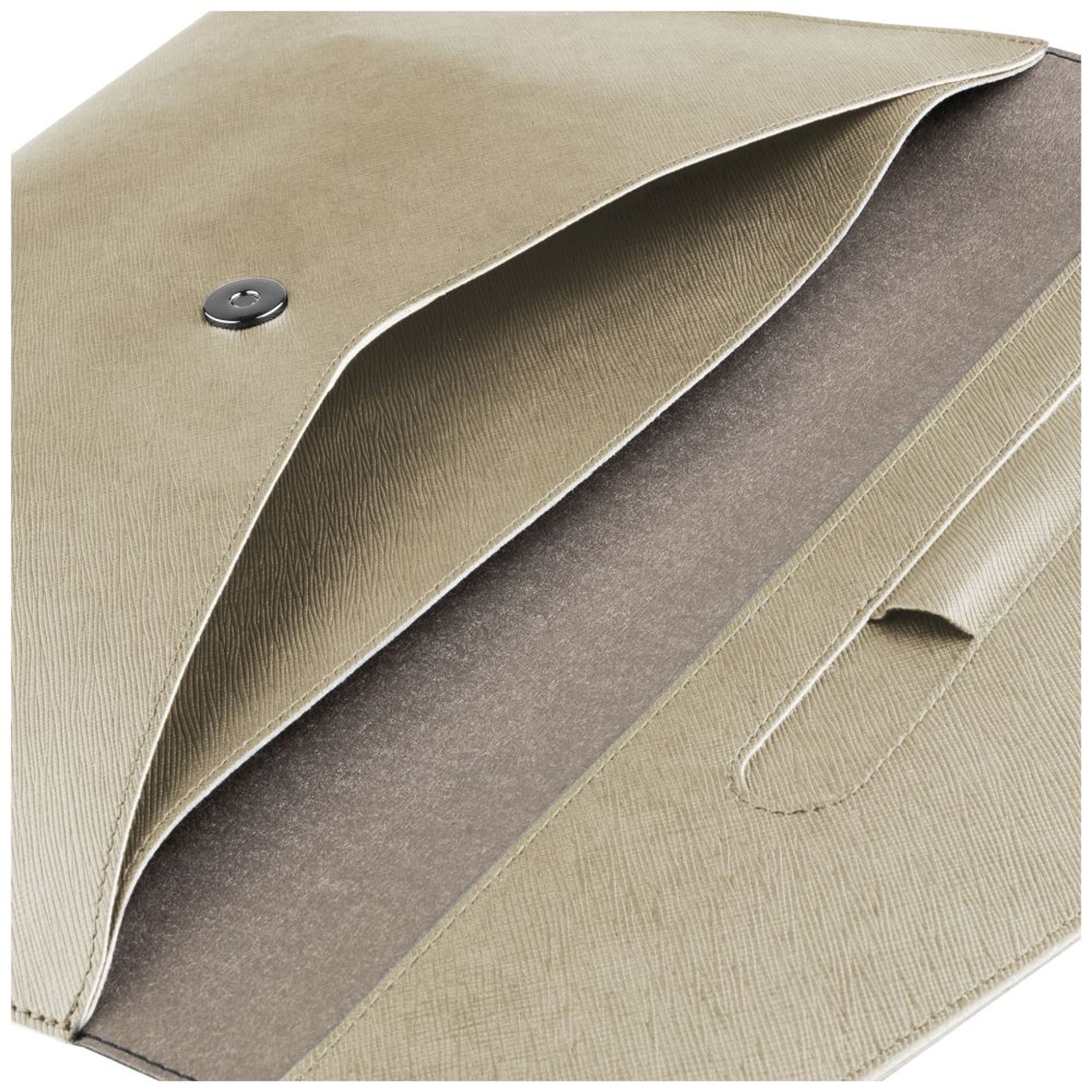 Pouzdro FIXED Siena pro notebooky a tablety o úhlopříčce do 13", krémové - FIXED