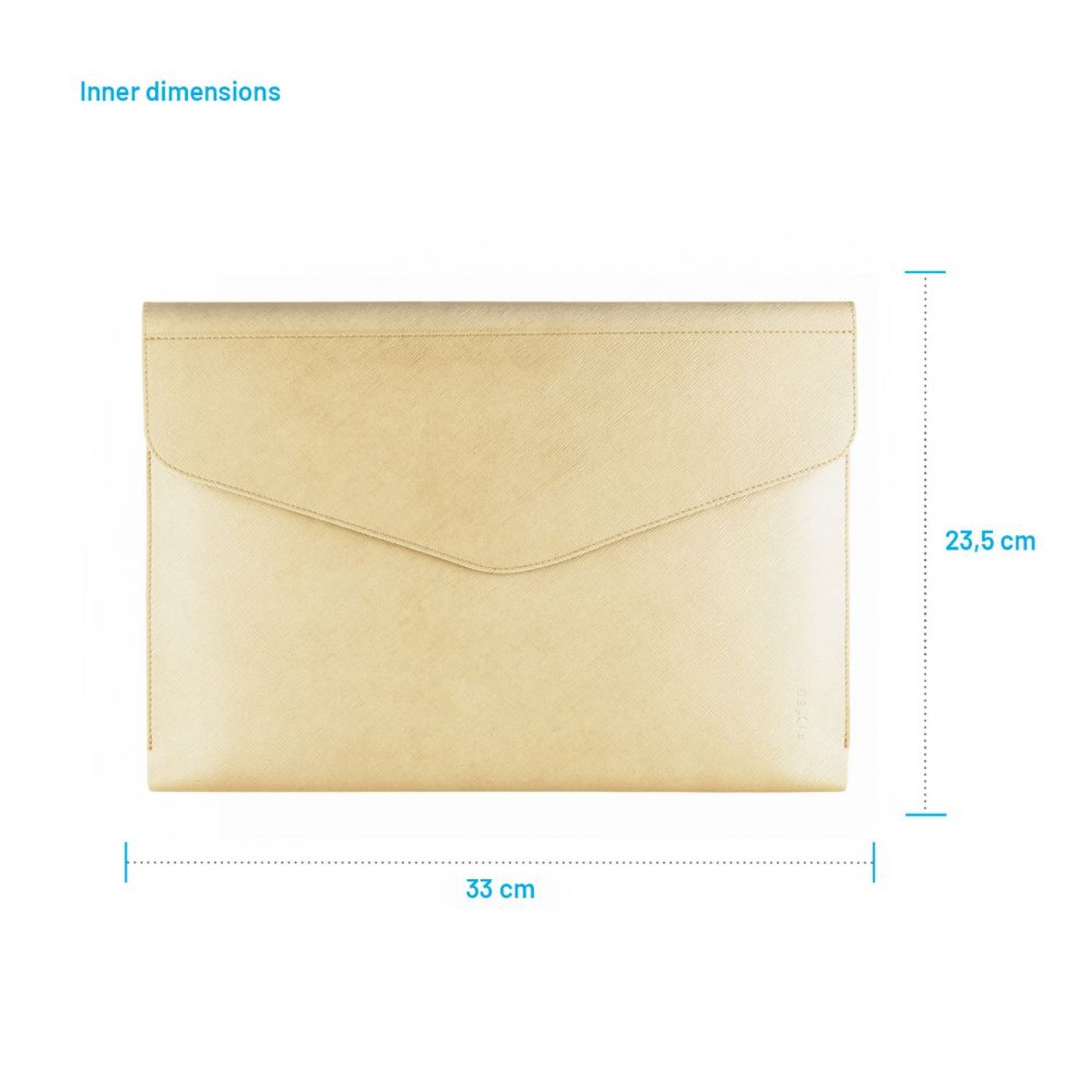 Pouzdro FIXED Siena pro notebooky a tablety o úhlopříčce do 13", světle žluté - FIXED