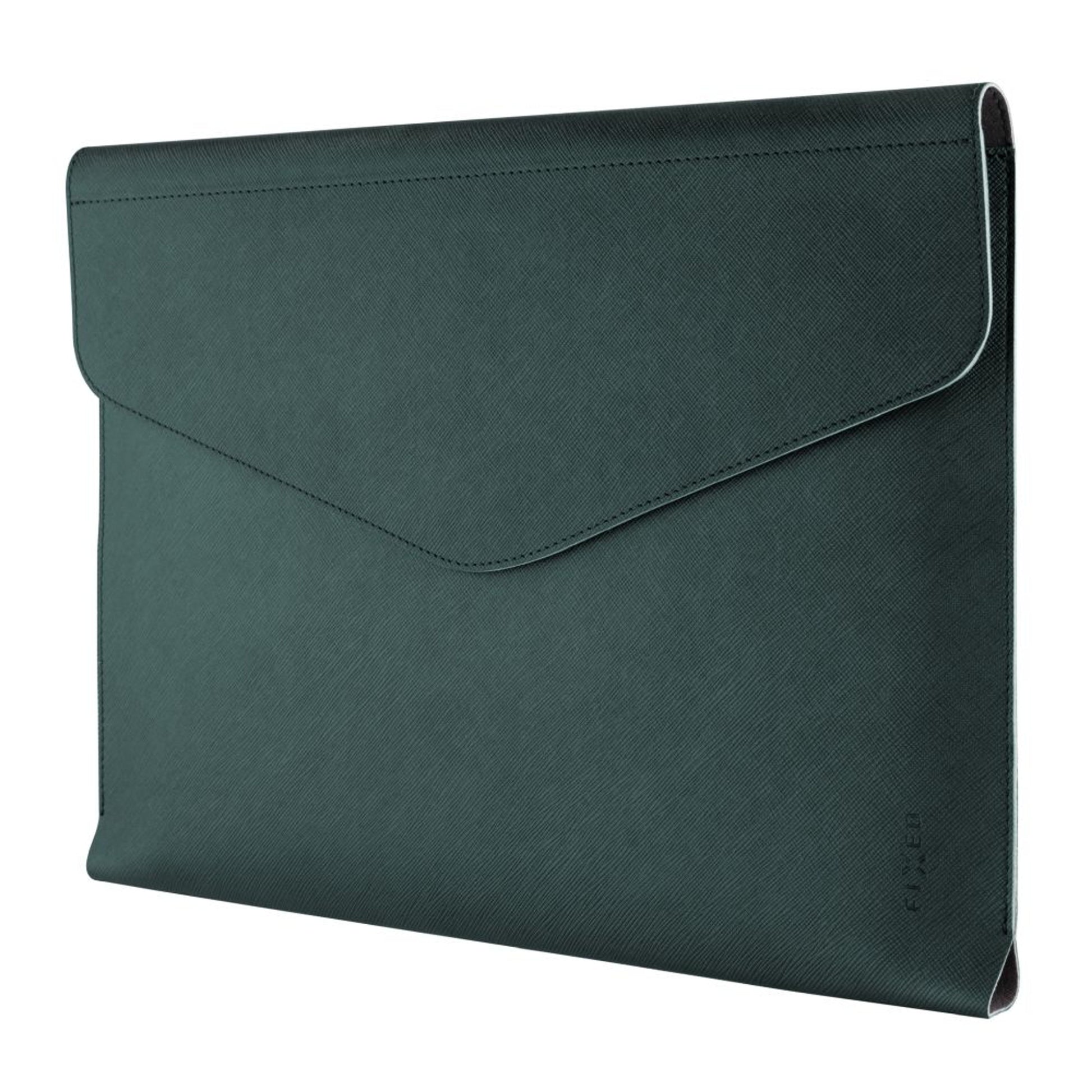 Pouzdro FIXED Siena pro notebooky o úhlopříčce do 15,3", tmavě zelené - FIXED