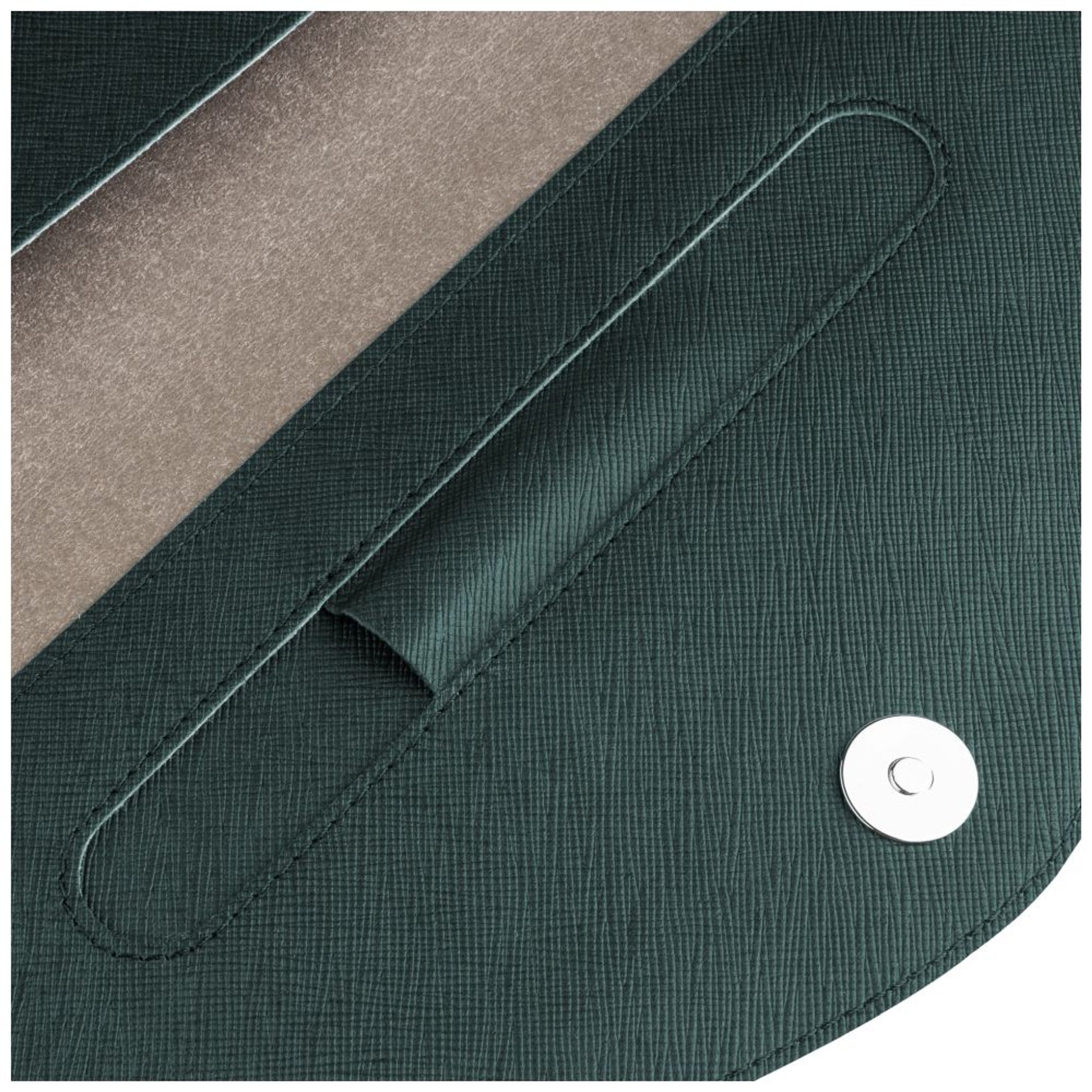 Pouzdro FIXED Siena pro notebooky o úhlopříčce do 15,3", tmavě zelené - FIXED