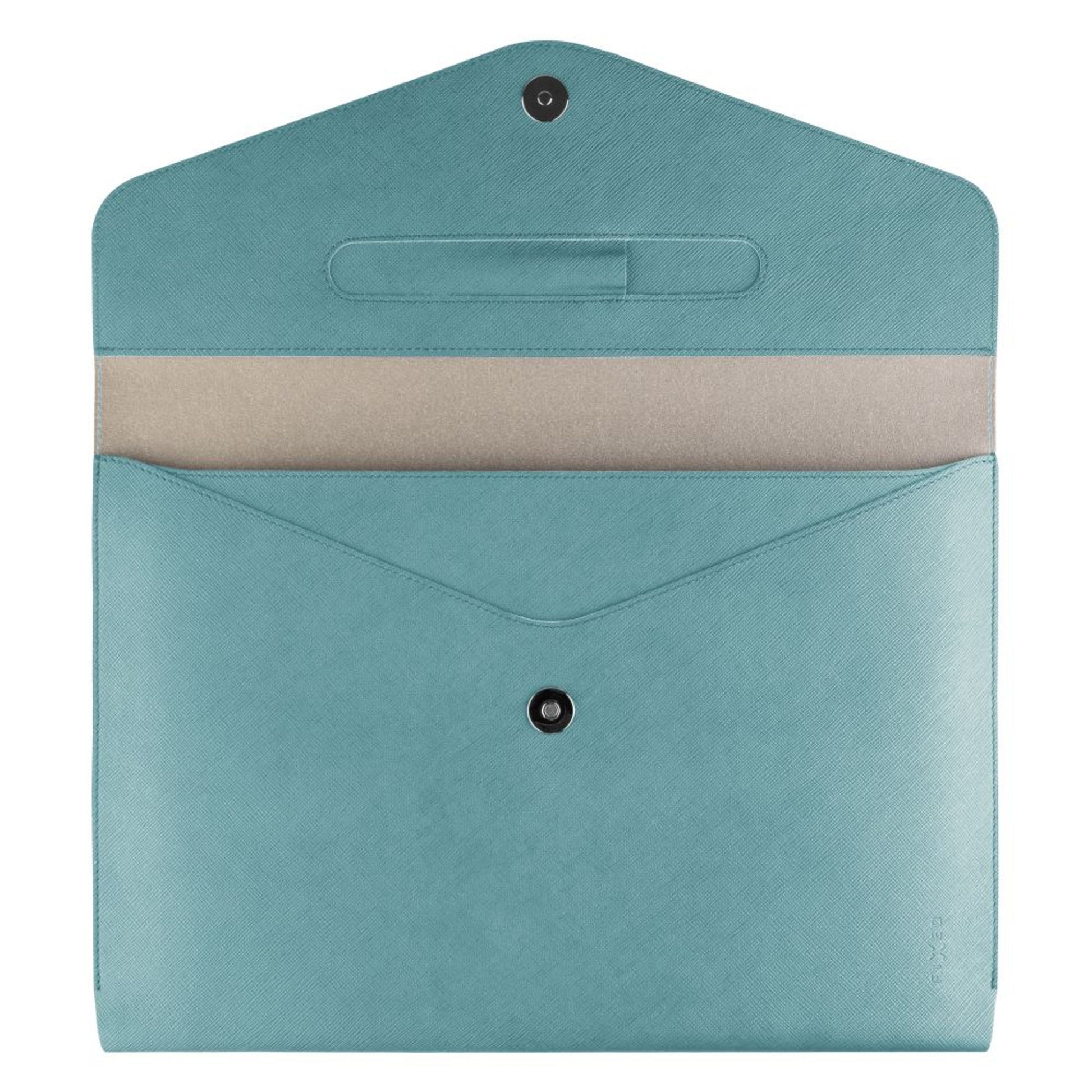 Pouzdro FIXED Siena pro notebooky o úhlopříčce do 15,3", světle tyrkysové - FIXED
