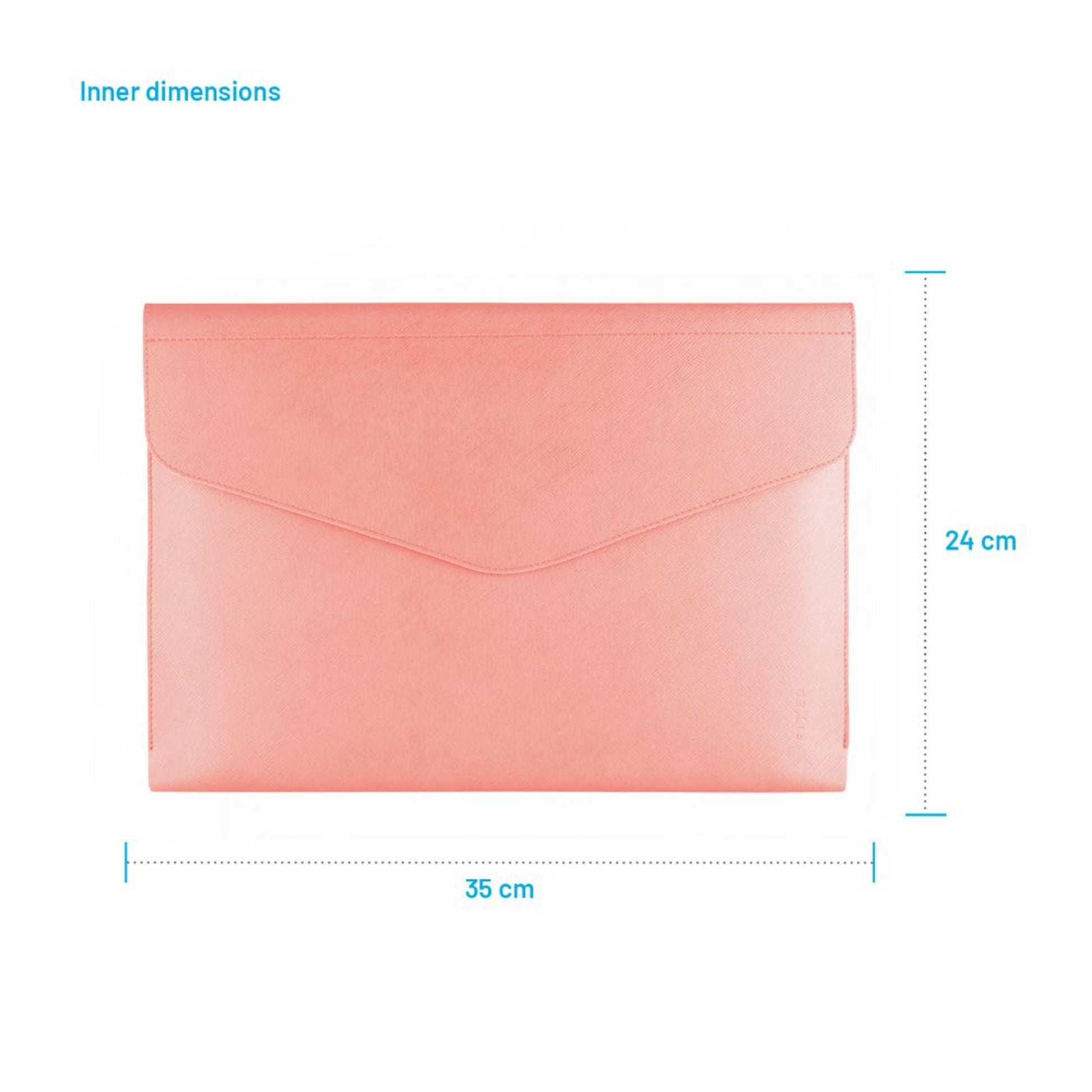 Pouzdro FIXED Siena pro notebooky o úhlopříčce do 15,3", broskvové - FIXED